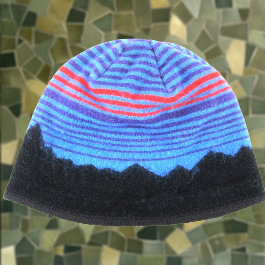 Vintage Patagonia Hat Cap Womens Small Synchilla Fleece Adjustable Aztec Print s-l400.jpg main image 4