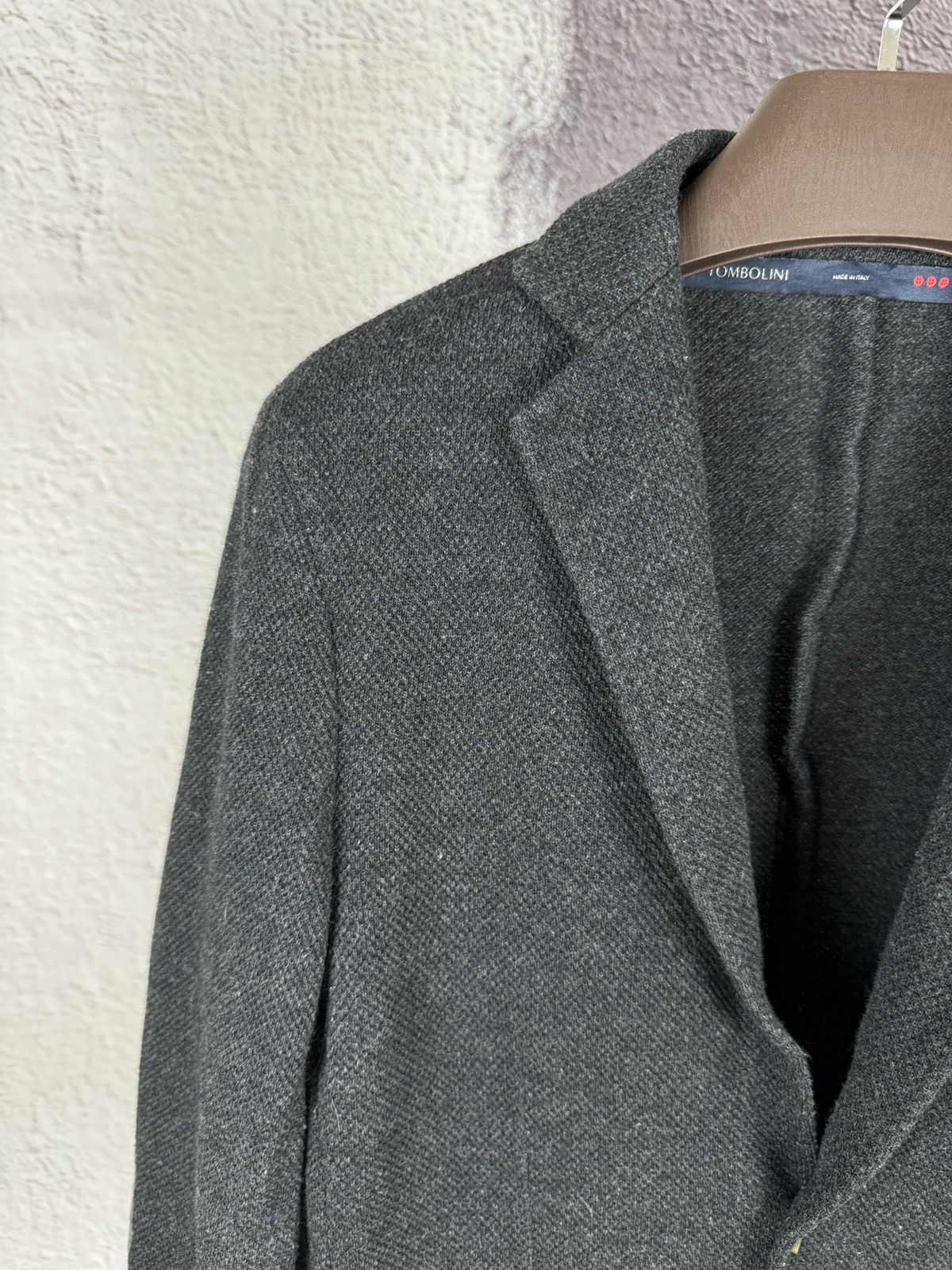 Tombolini Tombolini flying gray lana wool/nylon blazer men's 52R Size 42R - 3 Thumbnail