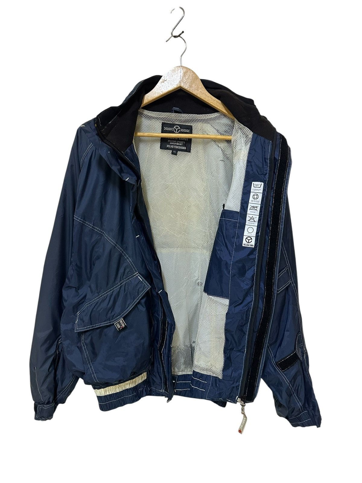 YELLOW CORN Vintage Yellow Corn Light Jacket Windbreaker Size US L / EU 52-54 / 3 - 8 Thumbnail