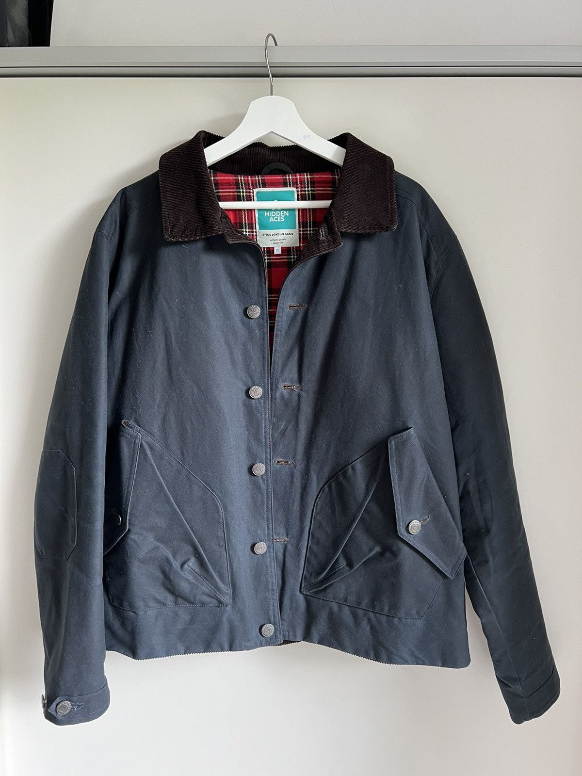 Hidden Ace Barbour Style Wax Jacket XL