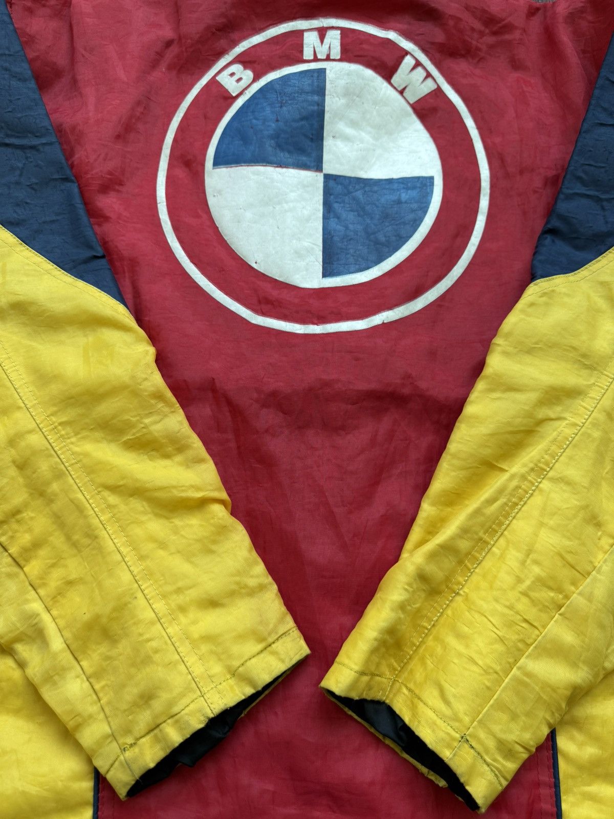 BMW VERY RARE VINTAGE JACKET BMW RACING TEAM FORMULA 1 SHOCK Size US M / EU 48-50 / 2 - 6 Thumbnail