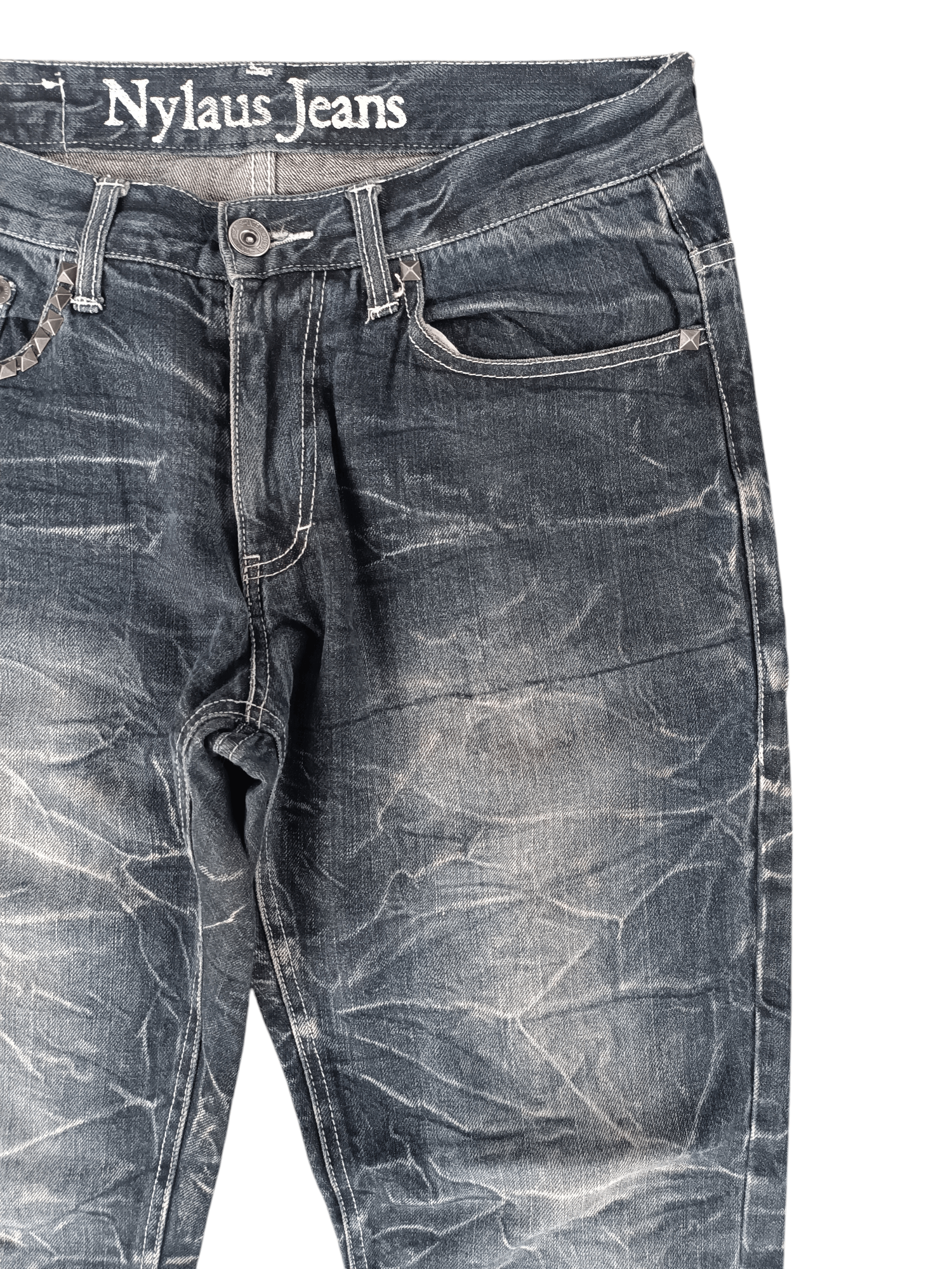 Hysteric Glamour Nylaus Japan Claw Mark Tassel Stud Jeans Size US 32 / EU 48 - 4 Thumbnail