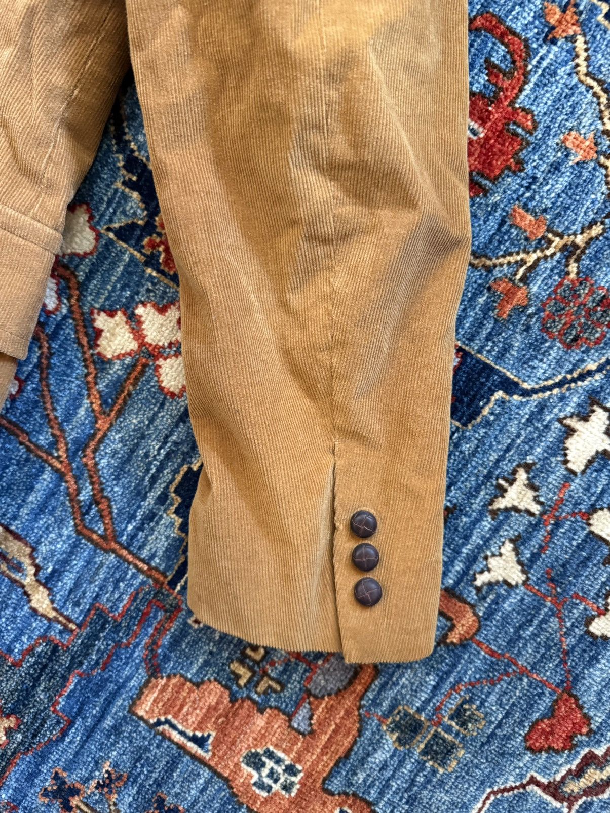 Other Vintage Beige Corduroy Blazer Size 36R - 11 Thumbnail