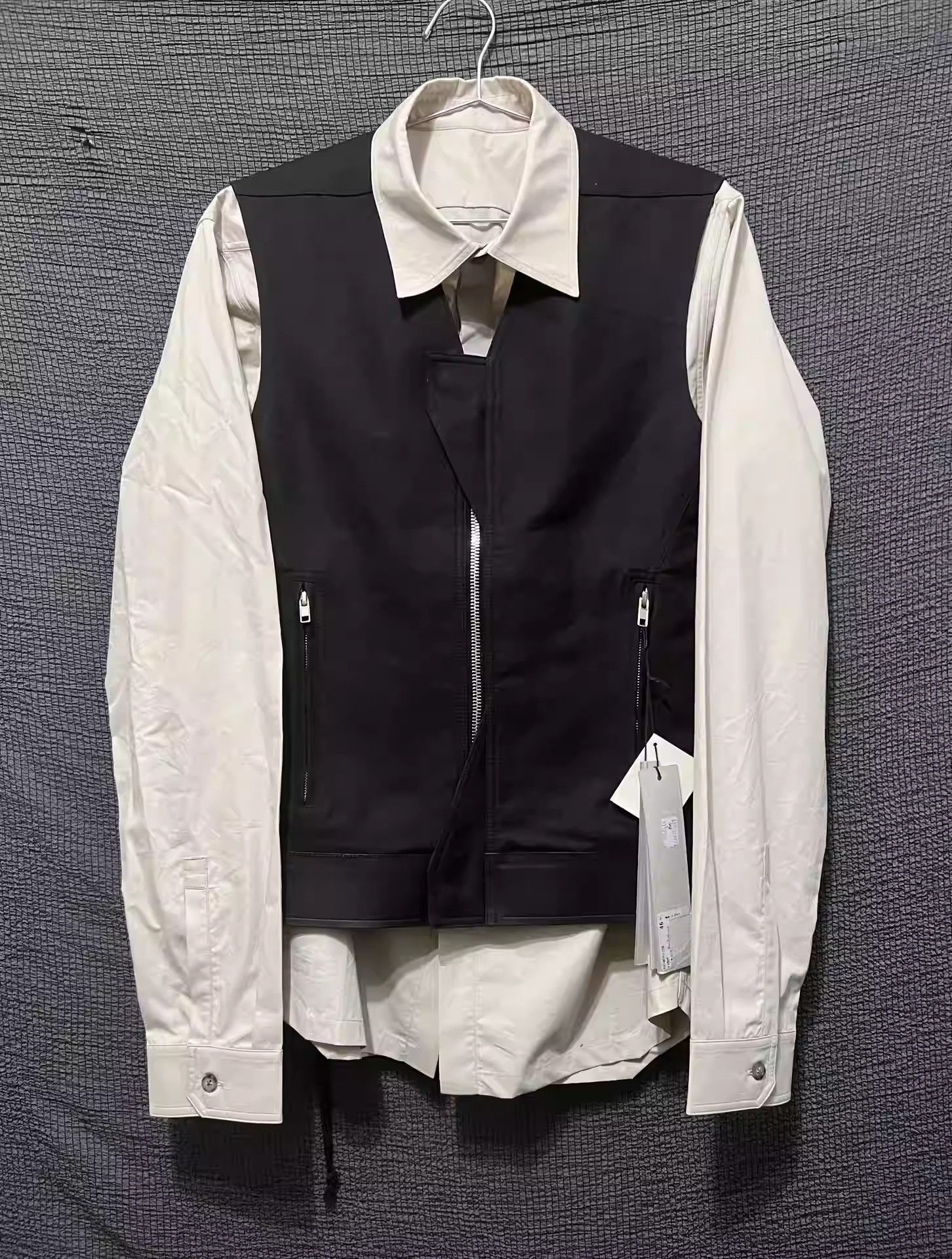 Rick owens 14ss long leather strap vest