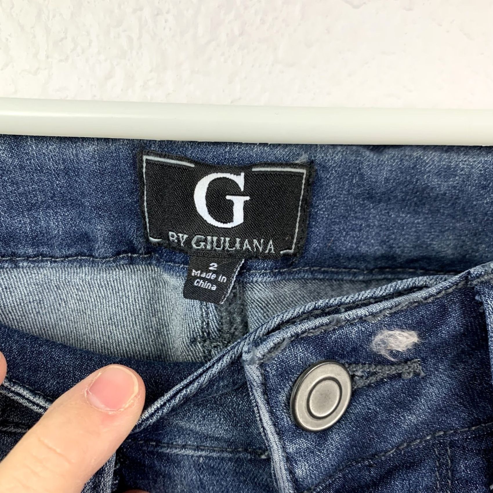 Vintage VINTAGE G by Giuliana Women Celestial Stars Rhinestone Embellished Skinny Jeans 2 NWT Size 26" / US 2 / IT 38 - 5 Thumbnail
