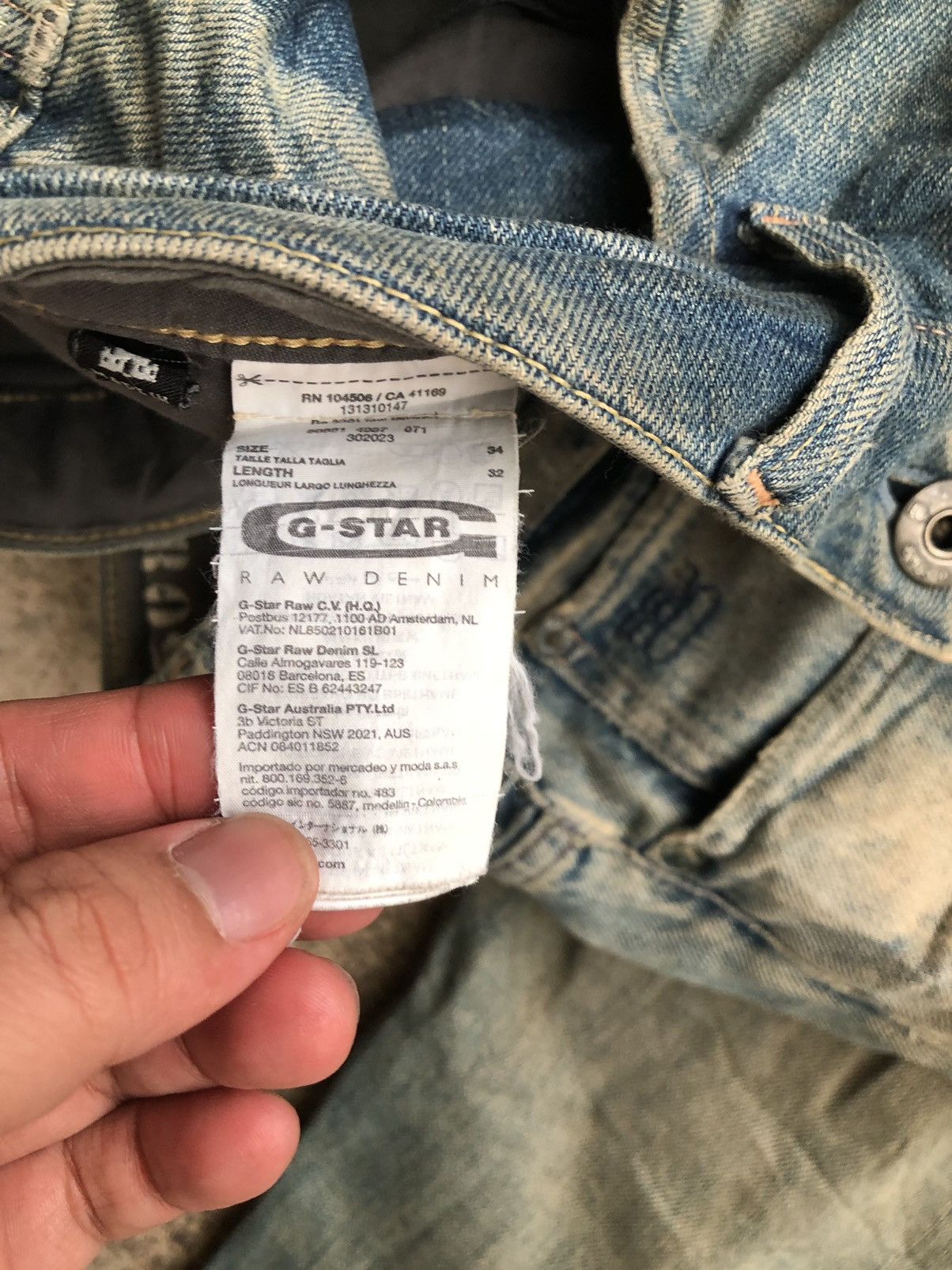 G-Star × Japanese Brand DISTRESSED G STAR RAW DENIM PANTS Size US 37 - 10 Thumbnail