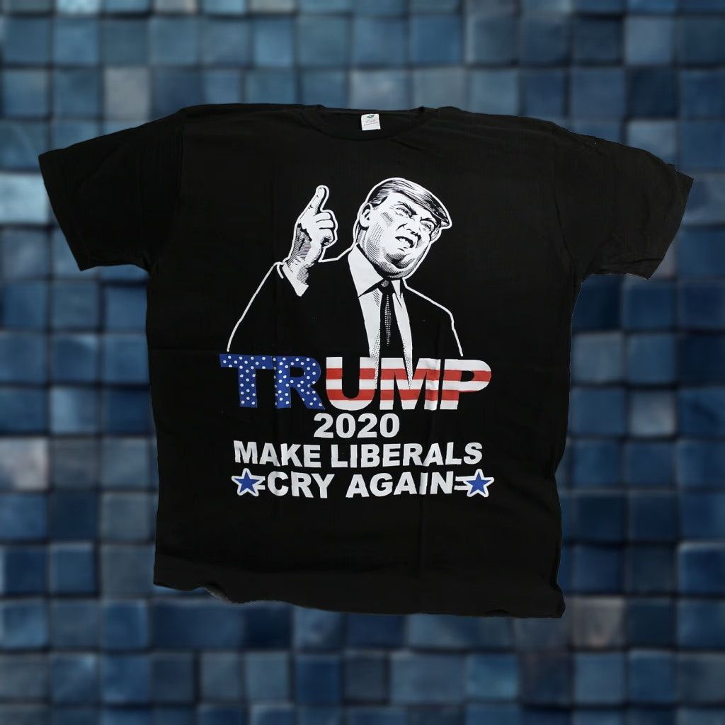 Vintage VINTAGE Trump 2020 Graphic T-Shirt Men Large Black Political Election Funny Size US L / EU 52-54 / 3 - 1 Thumbnail