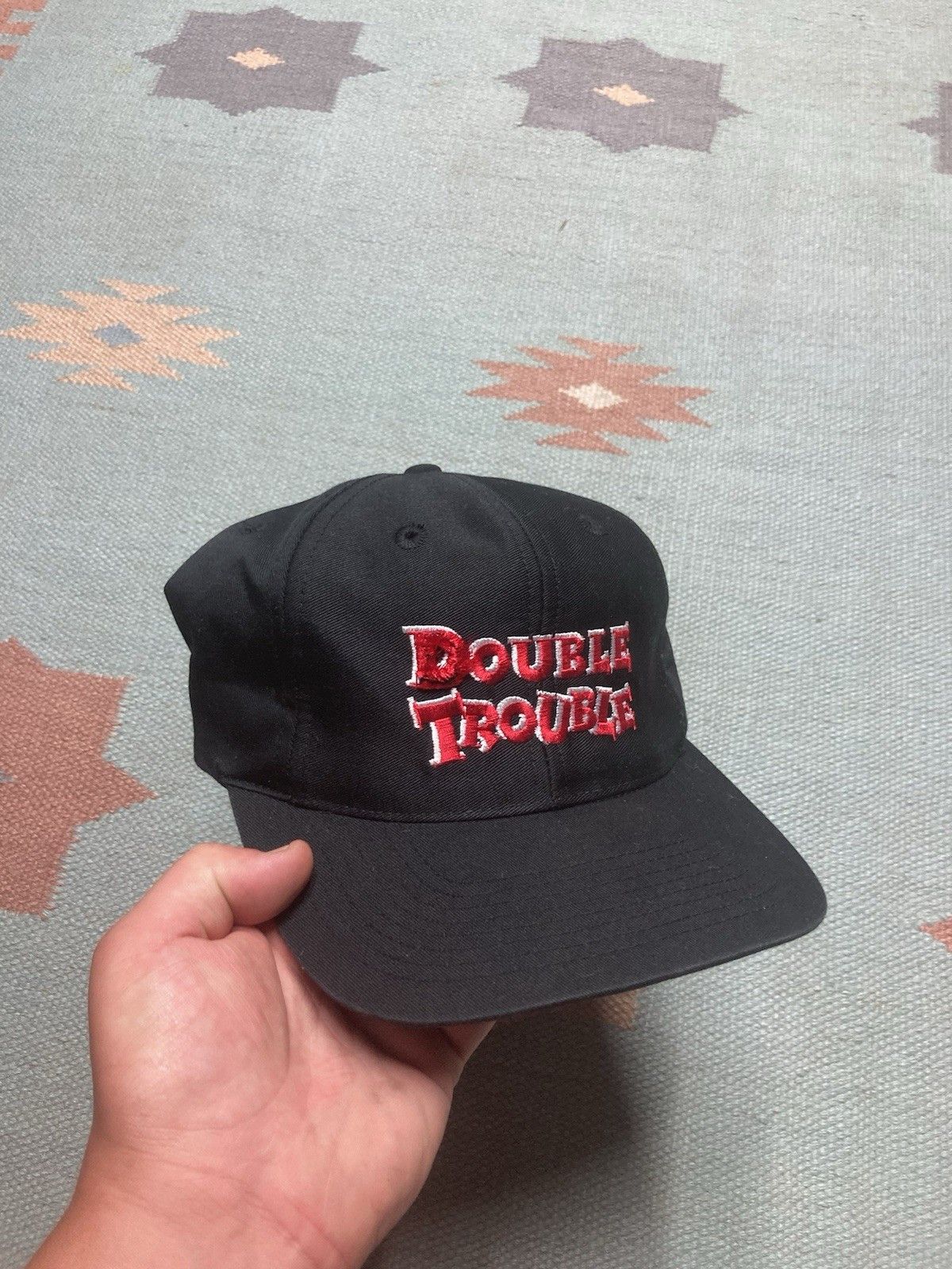 Vintage SnapBack hat double trouble Travis Tritt Marty Stuart countr Size ONE SIZE - 1 Thumbnail