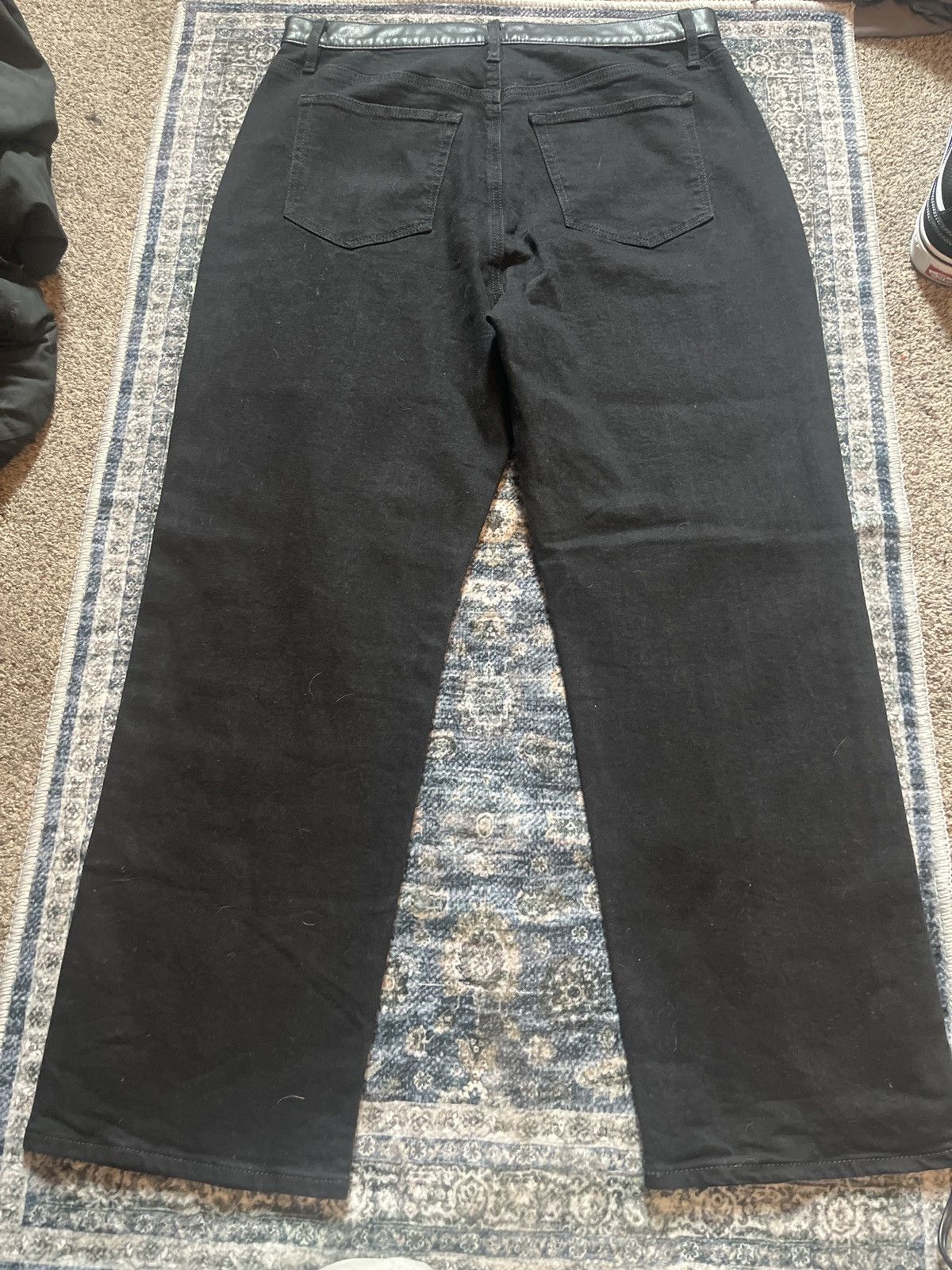 Other leather waistband denim Size US 33 - 2 Thumbnail