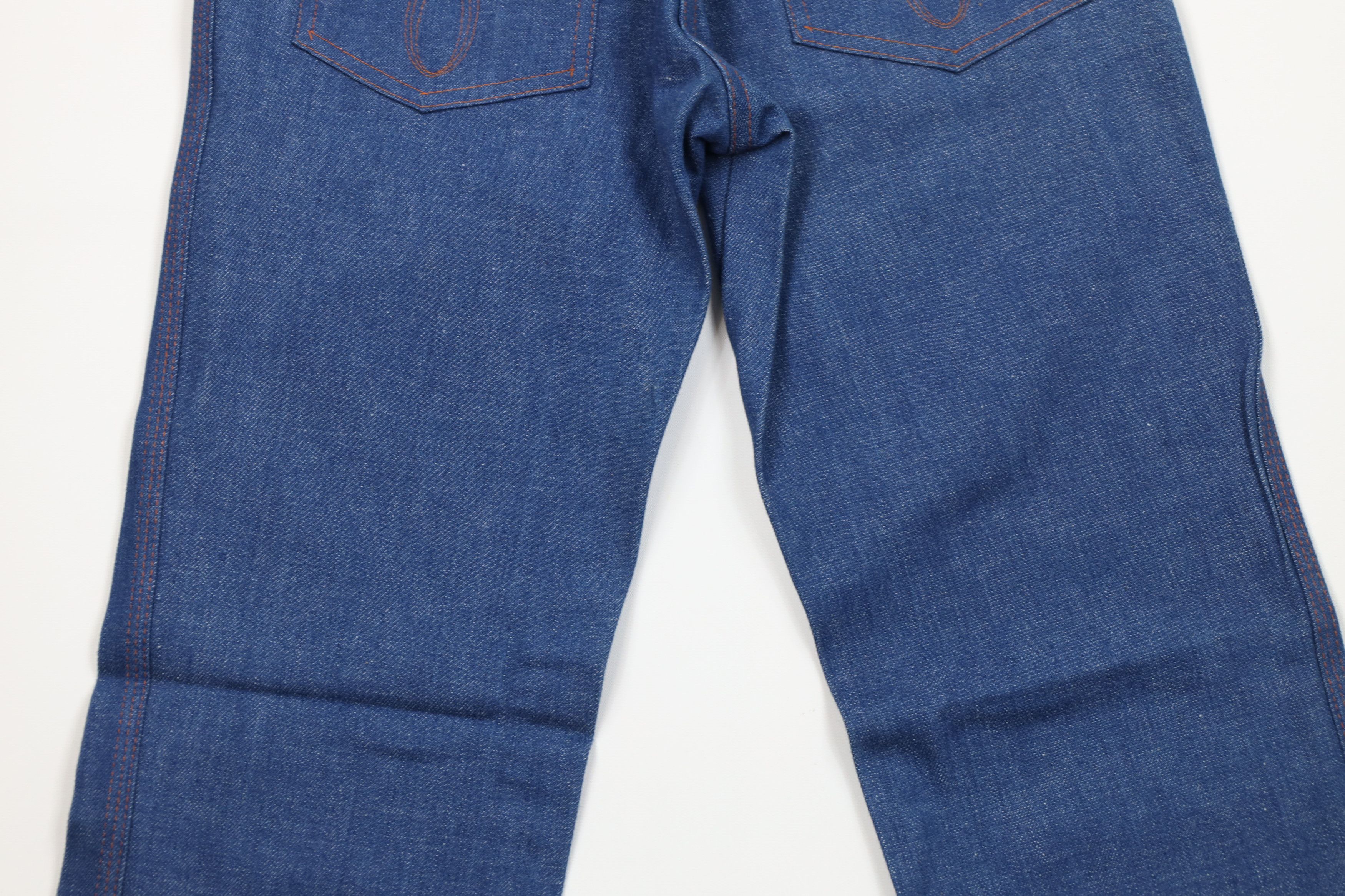 Vintage Deadstock Vintage 70s Streetwear Wide Leg Denim Jeans USA Size US 28 / EU 44 - 11 Thumbnail