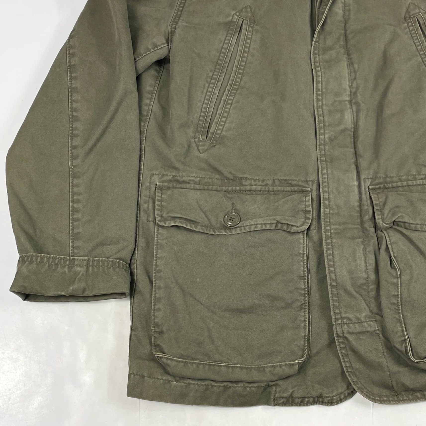 Gap VINTAGE Gap Jacket Mens M Green Field Utility Canvas Hooded Military Chore Size US M / EU 48-50 / 2 - 5 Thumbnail