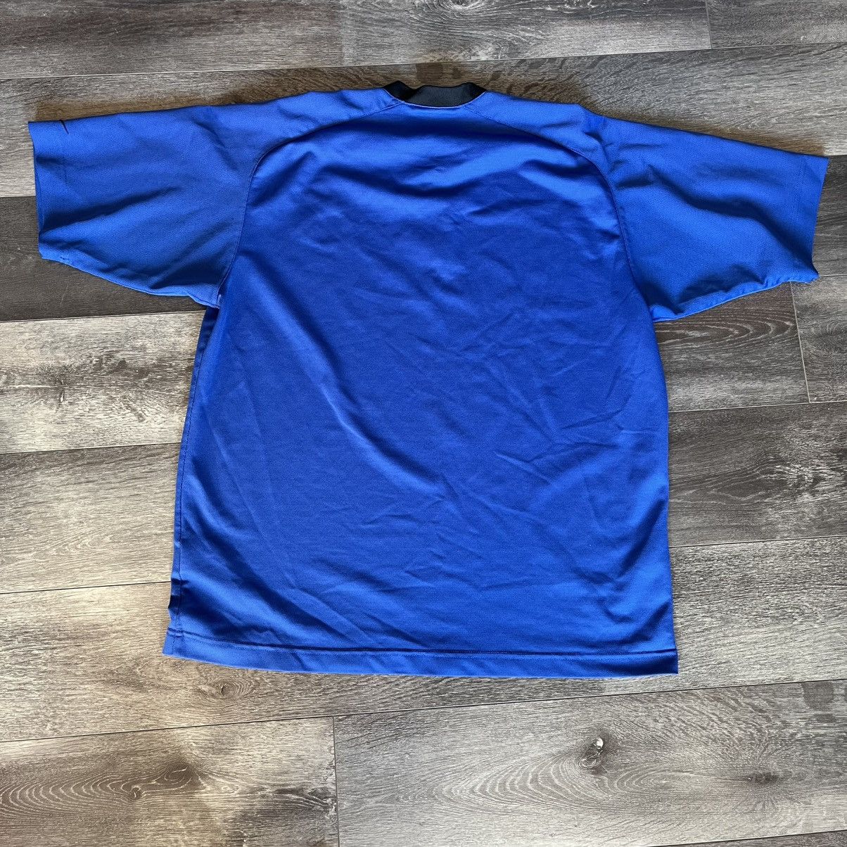 Nike Vintage 2000s Nike Center Swoosh Logo Soccer Jersey Dri Fit Size US L / EU 52-54 / 3 - 2 Thumbnail