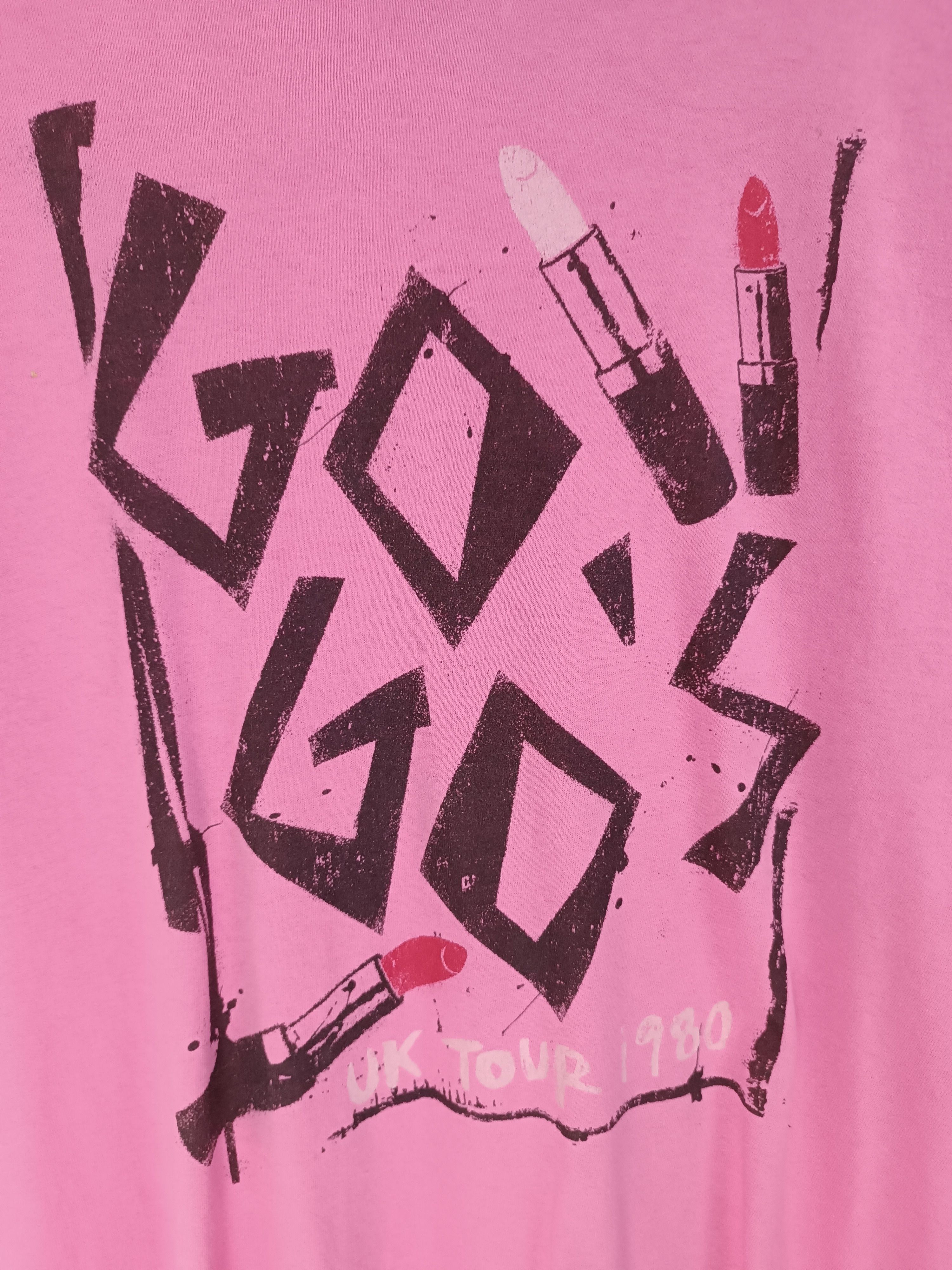 Vintage VINTAGE THE GO GO'S UK TOUR 1980 REPRO TOUR TEE VERY RARE Size US XL / EU 56 / 4 - 10 Thumbnail