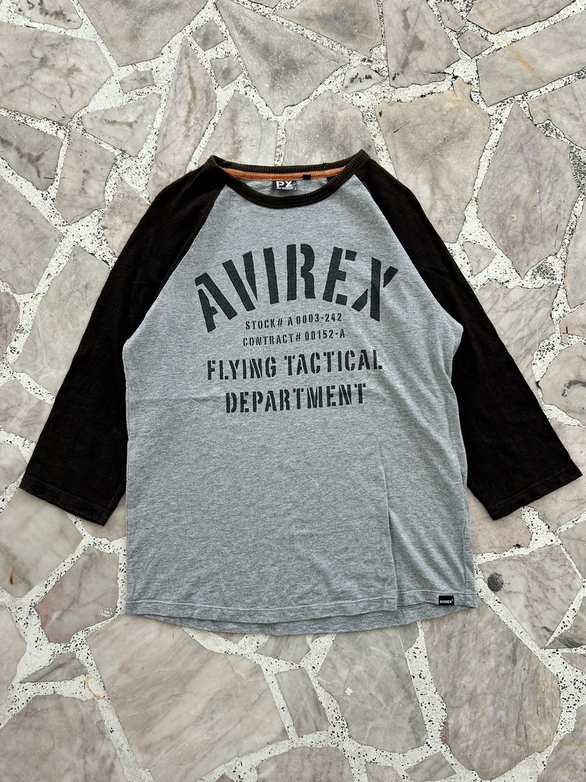 Avirex Vintage avirex raglan military gray tee Size US L / EU 52-54 / 3 - 1 Thumbnail