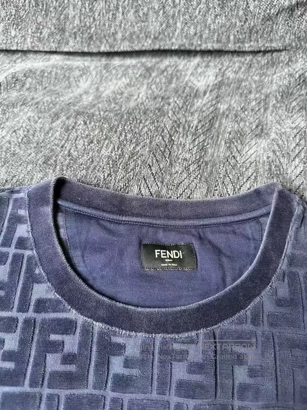 Fendi Fendi Flocked All. Size US L / EU 52-54 / 3 - 3 Thumbnail