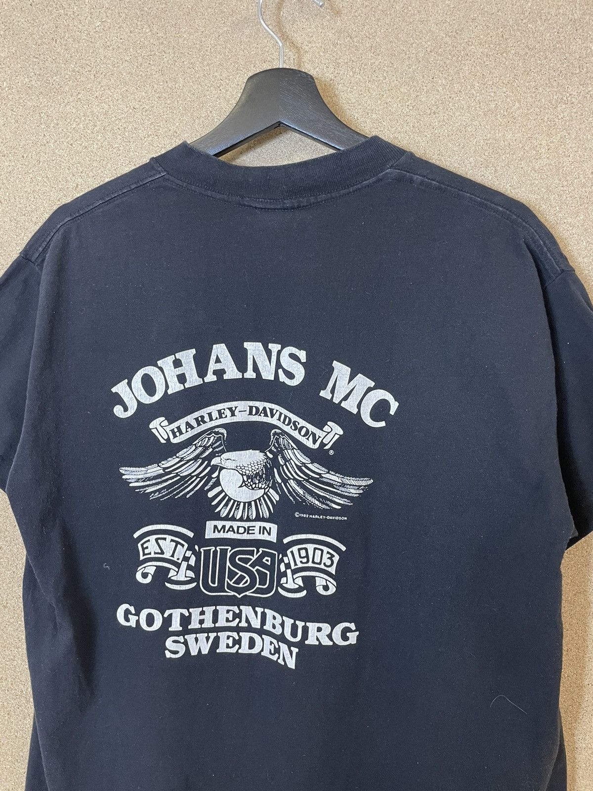 Harley Davidson × Vintage Vintage 1989 Harley-Davidson Holoubek Big Twin T-Shirt - L Size US L / EU 52-54 / 3 - 8 Thumbnail