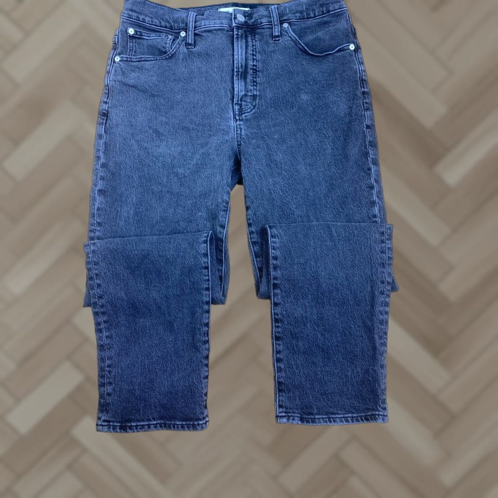 Madewell VINTAGE Madewell The Perfect Black Denim Jeans Womens 30x28 Casual #7953 Size 30" / US 8 / IT 44 - 1 Thumbnail