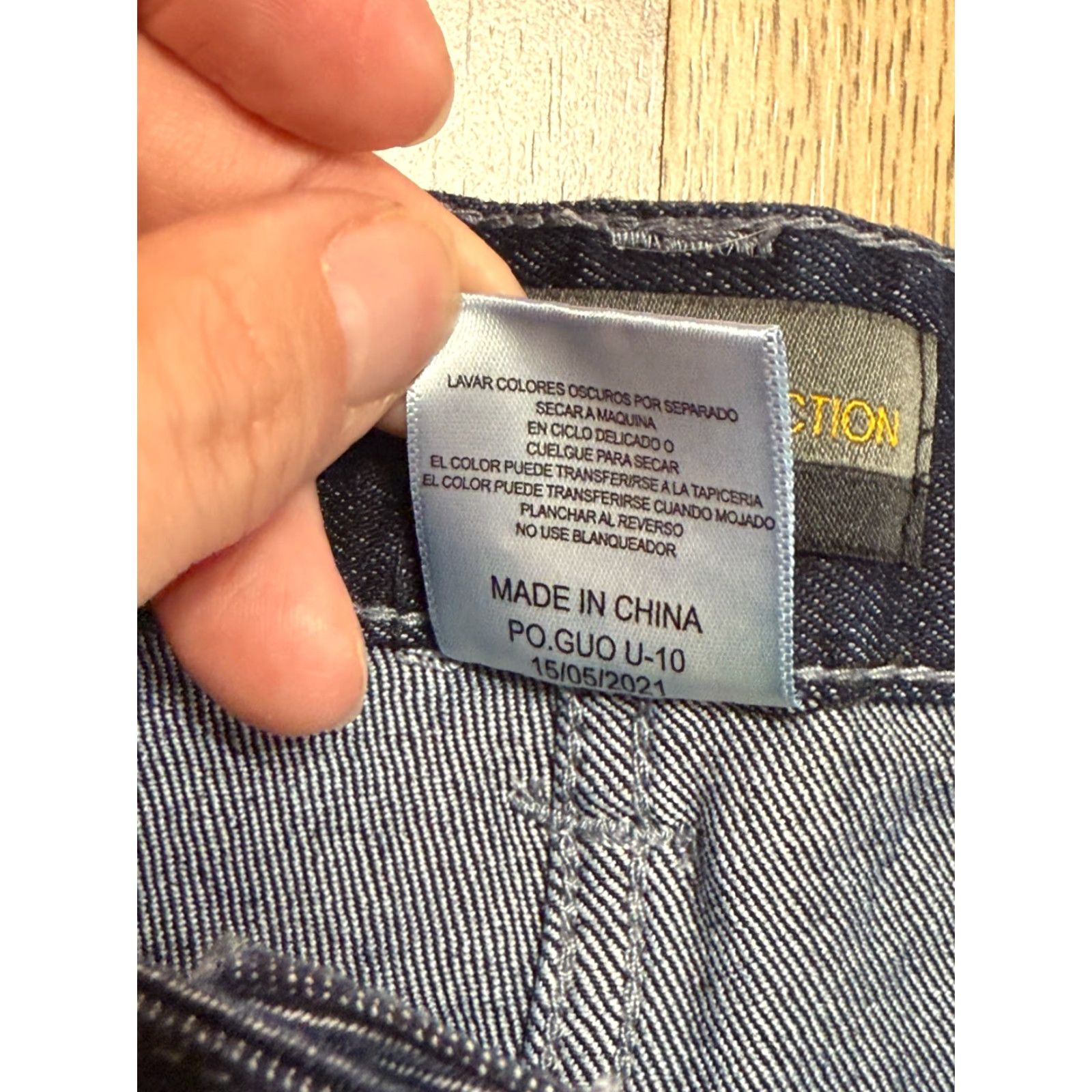 Vintage Apparel Collection Jeans Women's Size 0 Blue Denim Cuffed Straight Leg Size 25" / US 0 / IT 36 - 6 Thumbnail