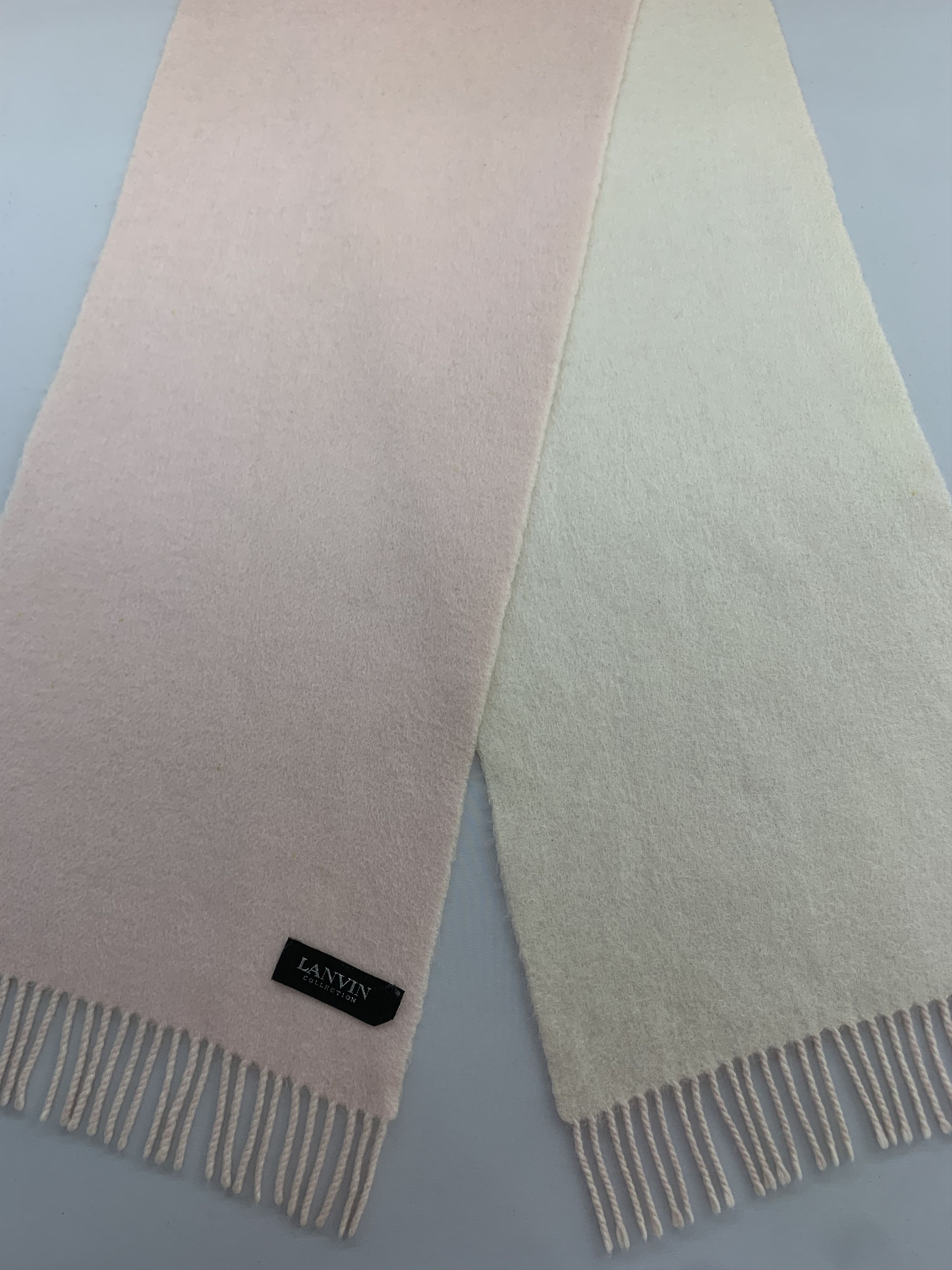 Lanvin Lanvin Scarf Cashmere Muffler Neck Wrap BL2058 Size ONE SIZE - 3 Thumbnail