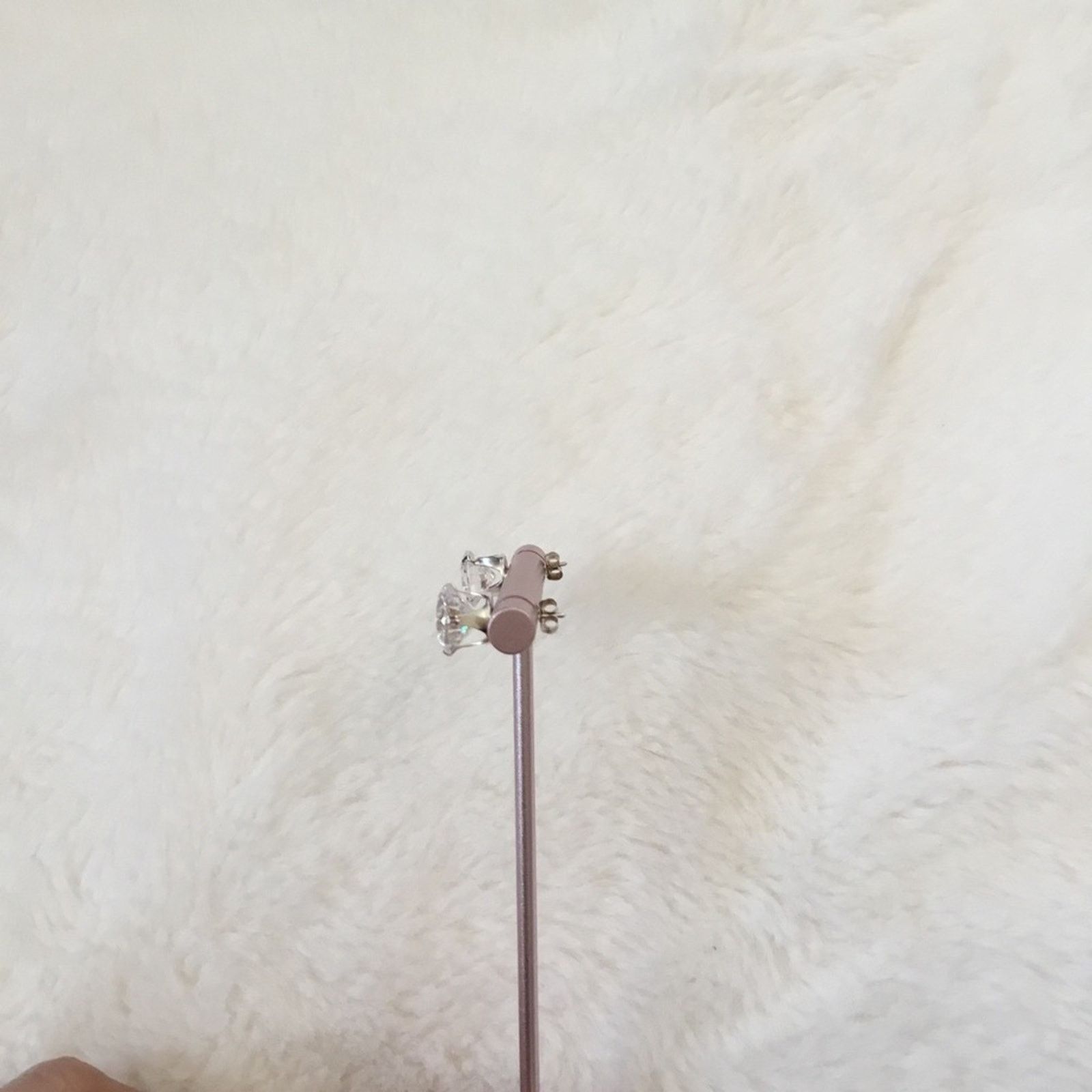 Other Sterling Silver Crystals Stud Earrings Size ONE SIZE - 6 Thumbnail