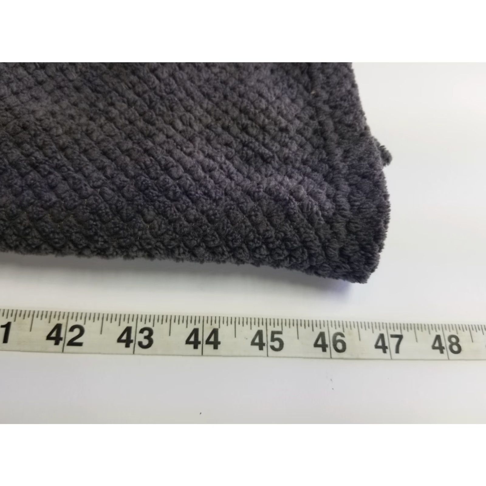 Vintage Stan Herman Robe Women Large Gray Velour Zip-Up Pockets Plush Mock Neck Long Sleeve Polyester Size ONE SIZE - 6 Thumbnail