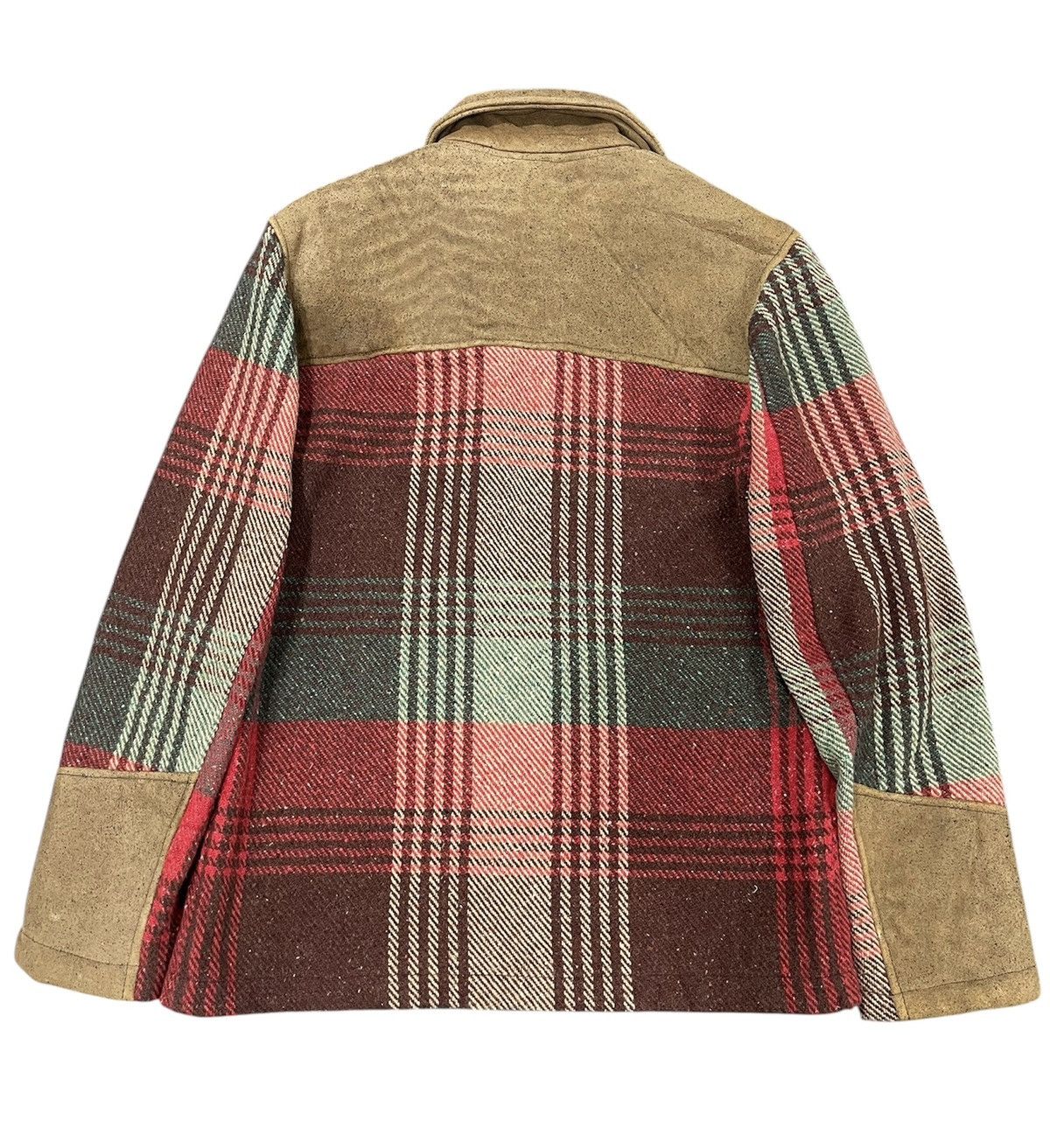Beams Plus × Vintage Vintage Beams Y.Akamine Plaid Wool Jacket Size US L / EU 52-54 / 3 - 2 Thumbnail
