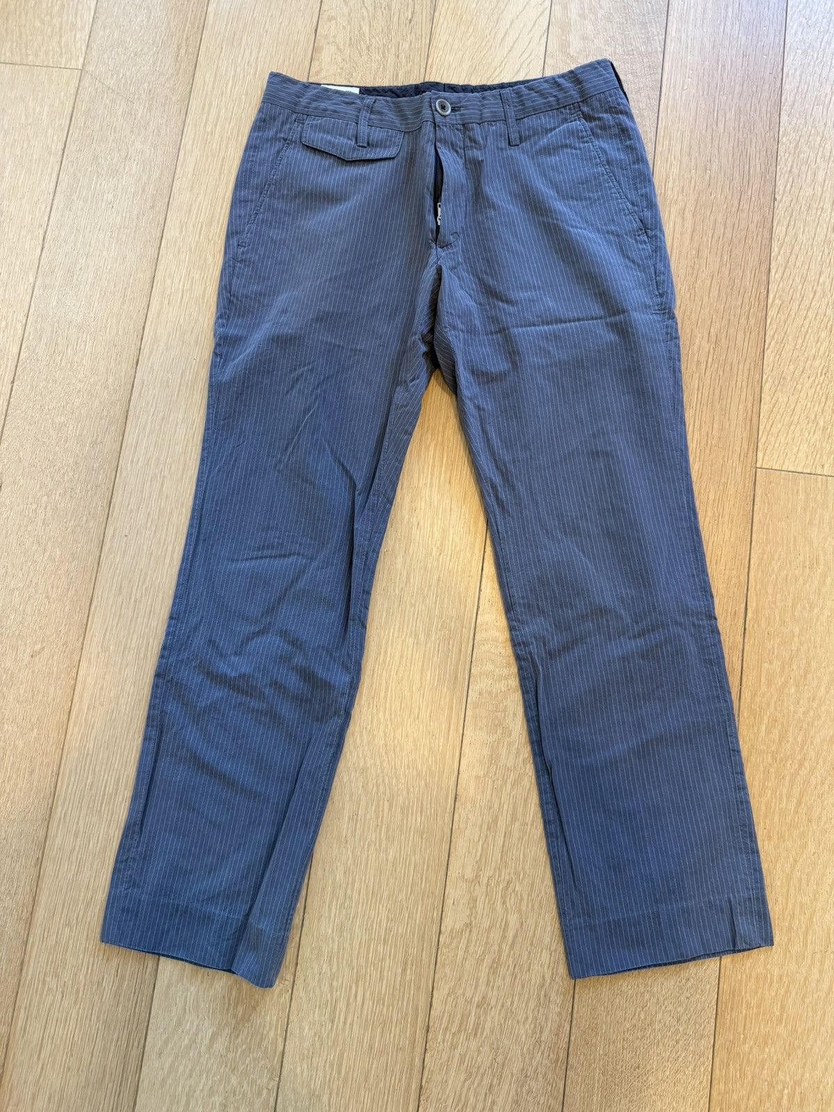 Dries Striped Grey Pants