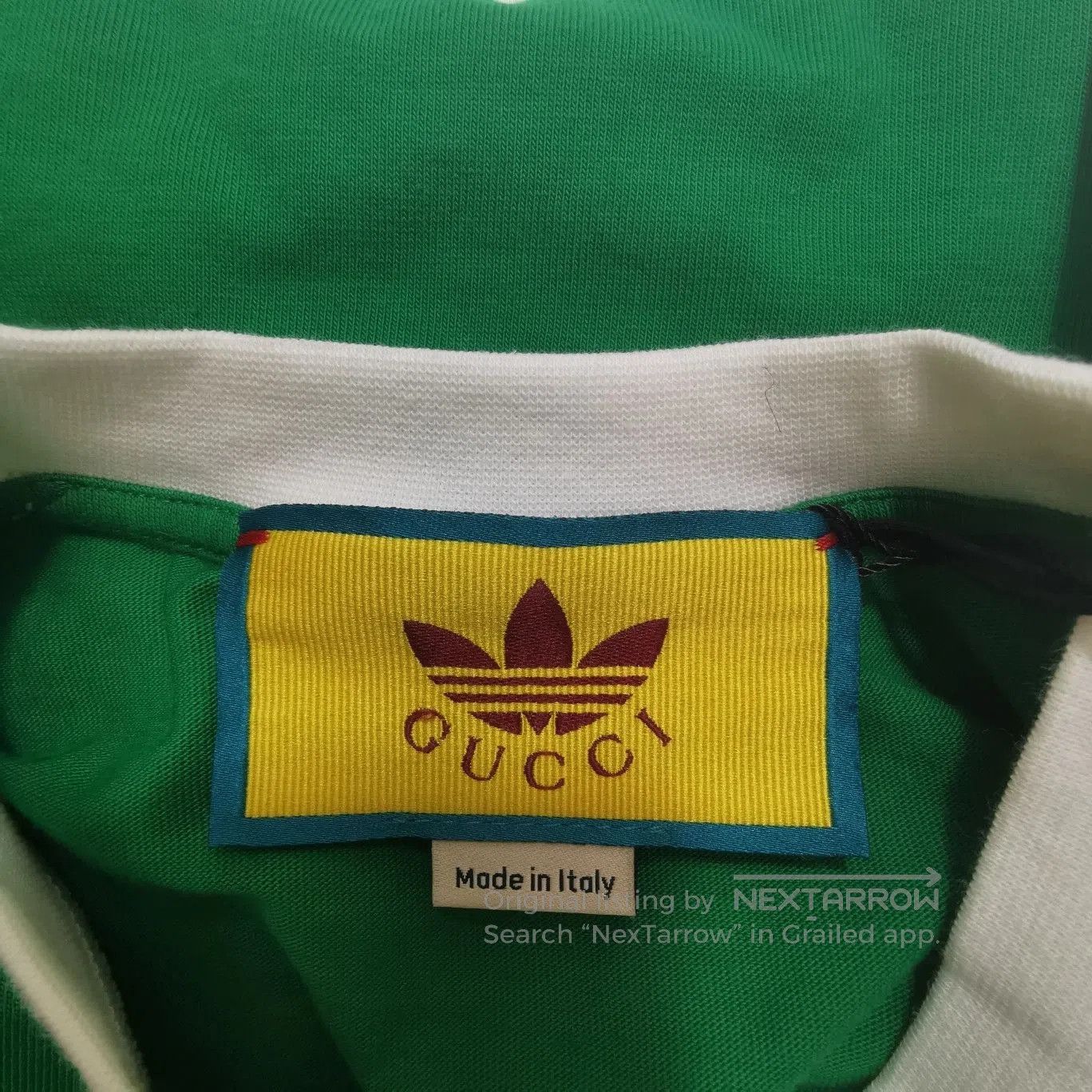 Gucci Gucci x Adidas Green Striped Logo Cotton Dress XXS. Size XXS / US 00 / IT 34 - 3 Thumbnail