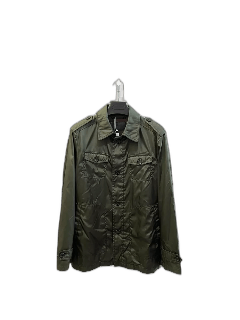 Prada Prada green nylon pocket jacket Size US XL / EU 56 / 4 - 1 Thumbnail