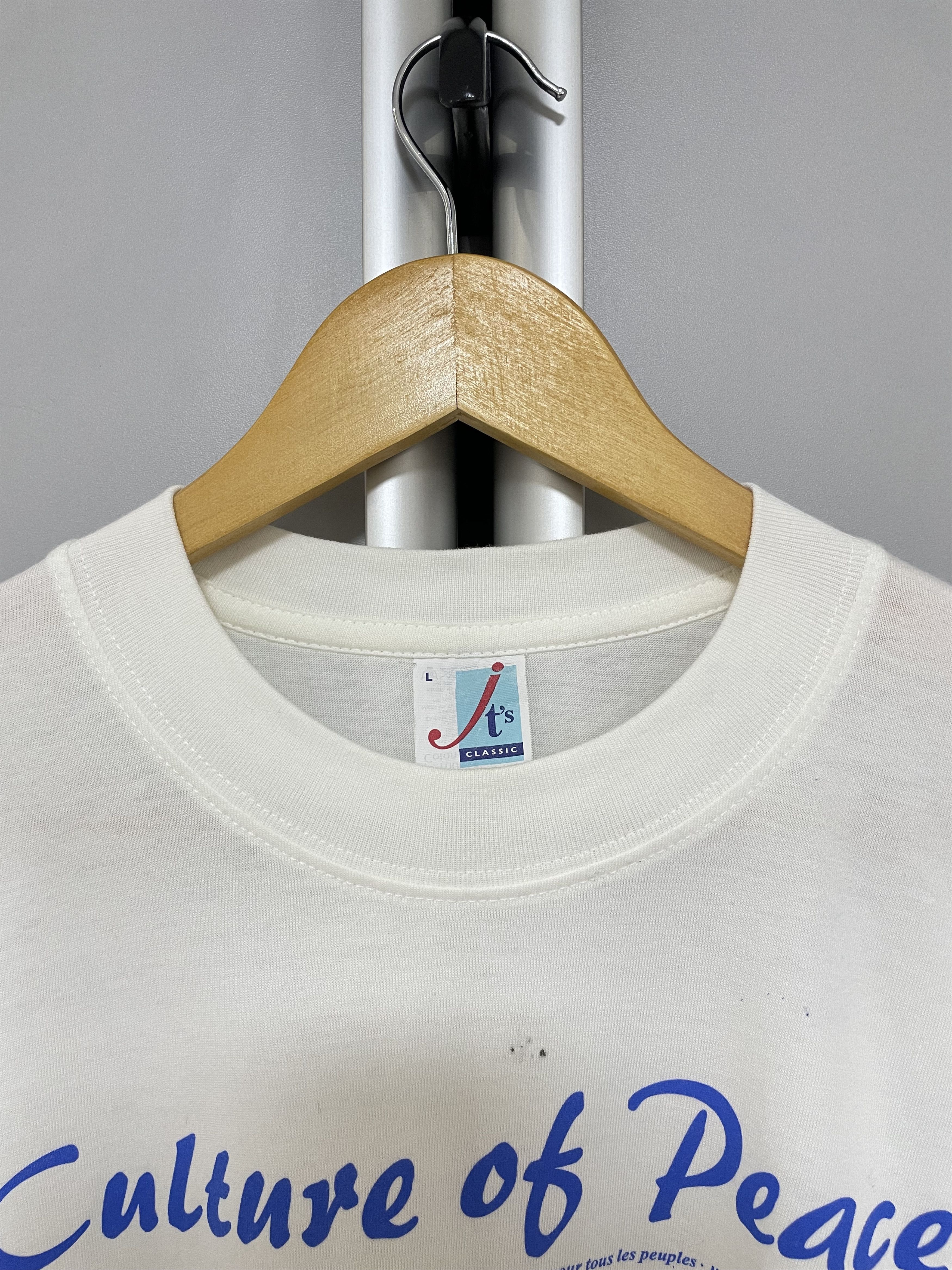 Vintage PABLO PICASSO Dove Of Peace Vintage Art T-Shirt Tee Rare 90s Size US L / EU 52-54 / 3 - 6 Thumbnail