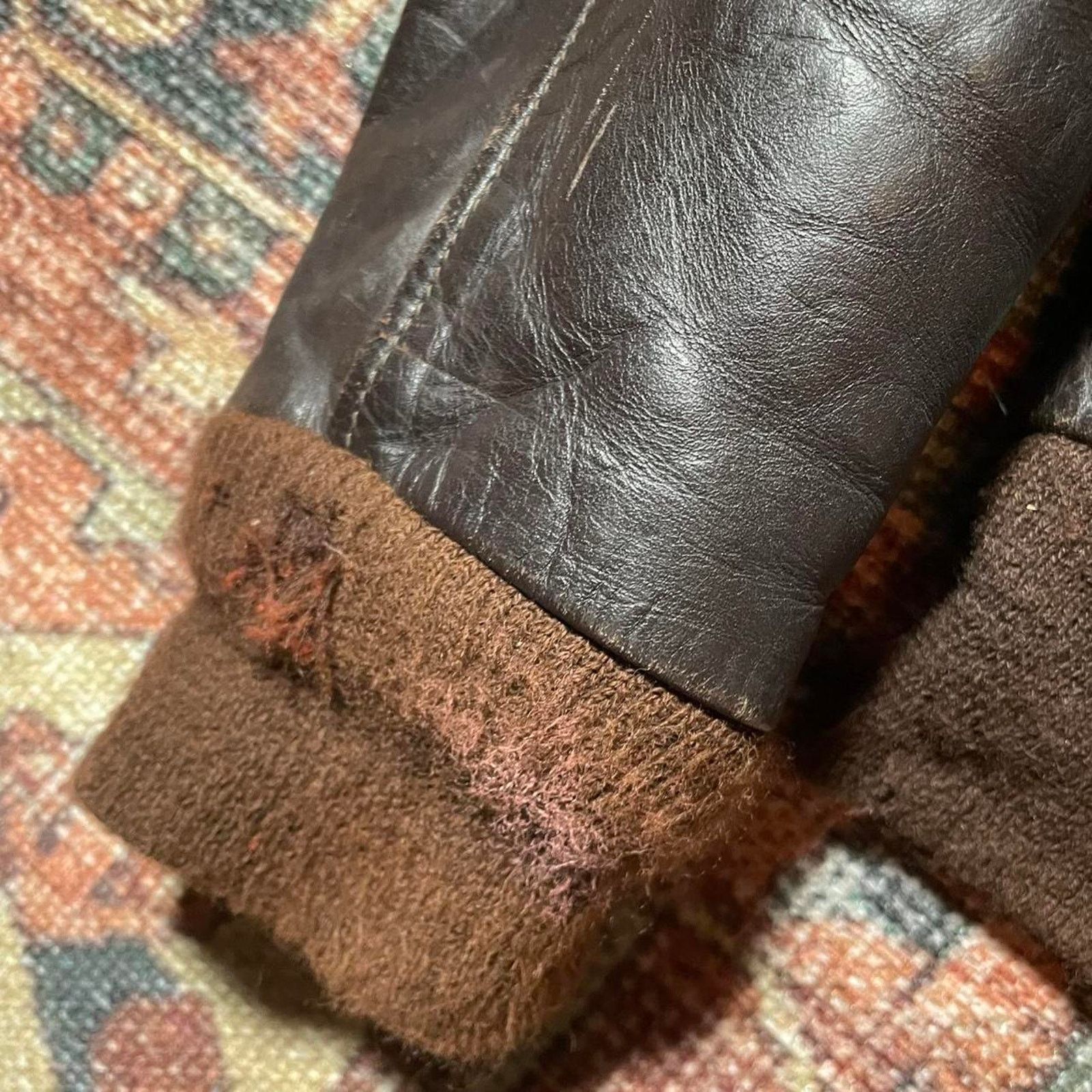 Harley Davidson Vintage 70s Harley Davidson Leather Bomber Fur Collar Size US M / EU 48-50 / 2 - 7 Thumbnail