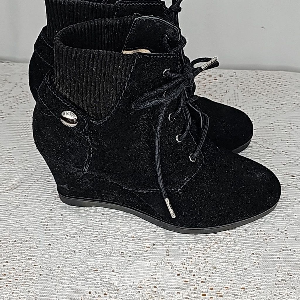 Michael Kors Michael Michael Kors Carrigan leather wedge ankle boots sz 7 Size US 7 / IT 37 - 5 Thumbnail