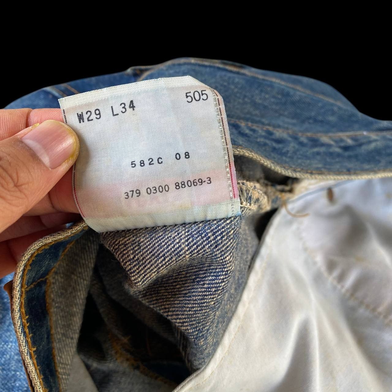 Levi's Vintage Clothing VINTAGE 00S LEVIS 505 BLUE RUSTY WASH W29X30"(J09-04) Size US 29 - 12 Thumbnail