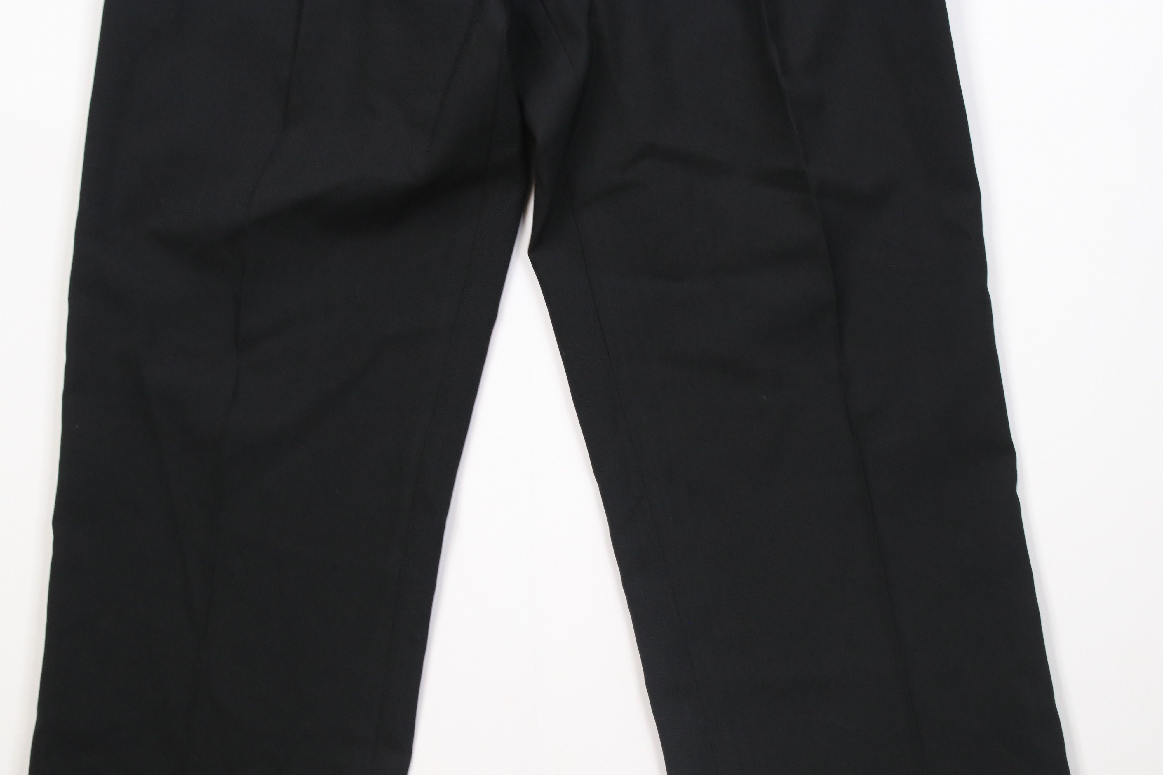 Vintage Vintage 90s Streetwear Wool Knit Tuxedo Pants Black USA Size US 30 / EU 46 - 3 Thumbnail