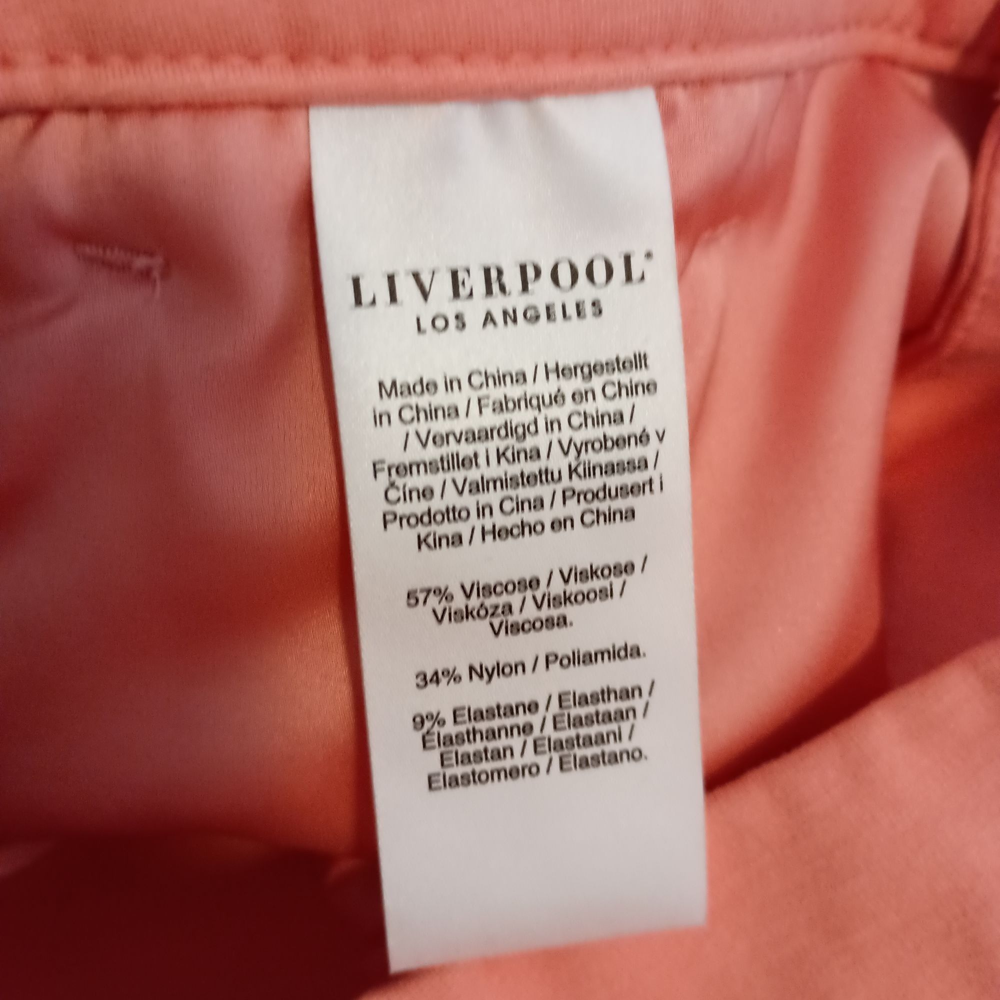Other Liverpool LA Cropped Pants Women Size 10/30 Coral Pink Slim Size 30" / US 8 / IT 44 - 6 Thumbnail