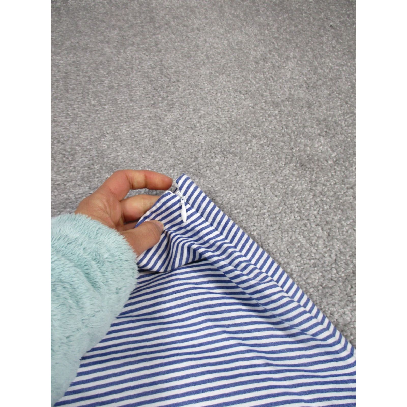 Vineyard Vines VINTAGE Vineyard Vines Skirt Womens 8 Cotton Blue Striped A-Line Size 30" / US 8 / IT 44 - 2 Thumbnail