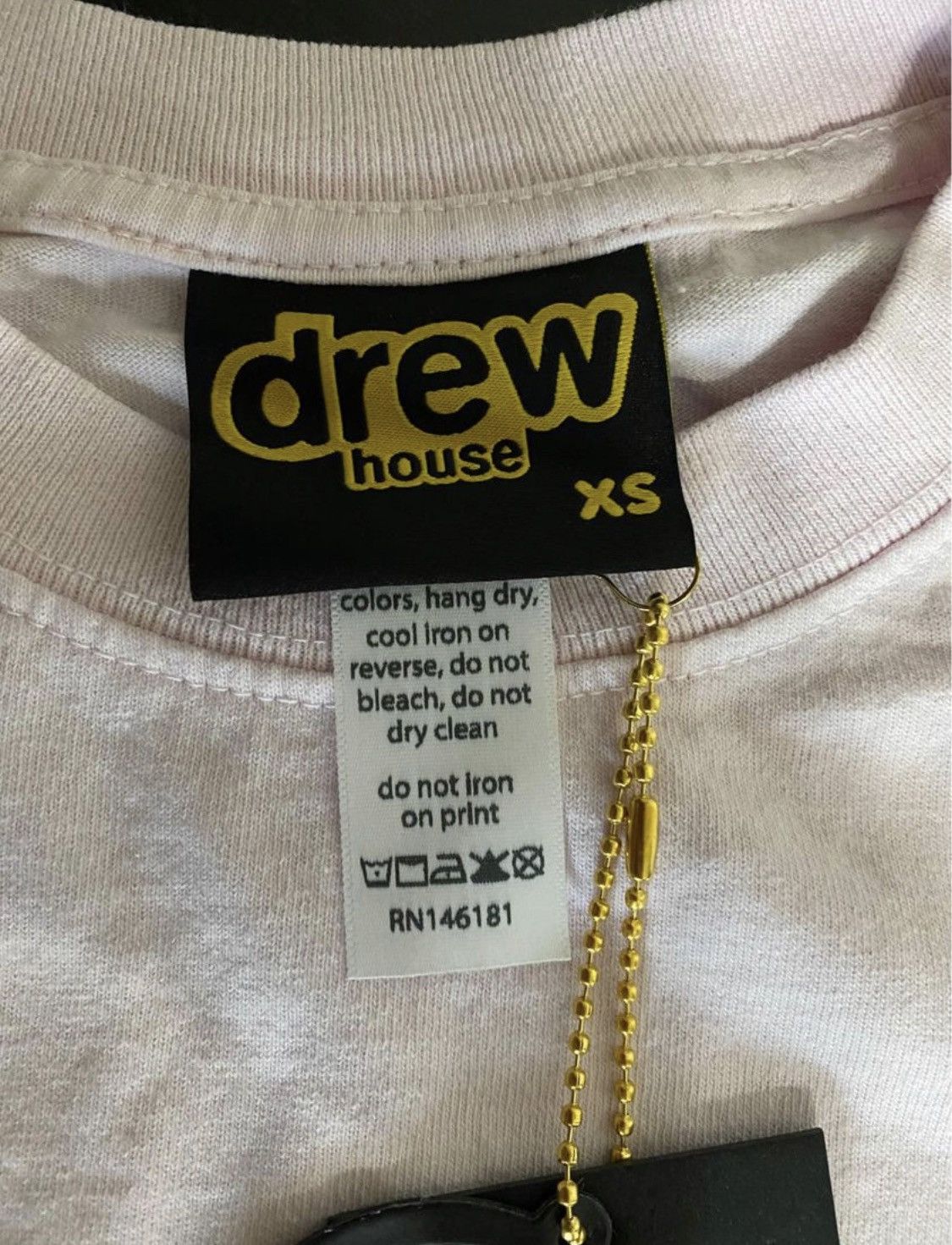 Drew House Drew House Light Pink Secret SS T-Shirt SS21 Size US XS / EU 42 / 0 - 4 Thumbnail