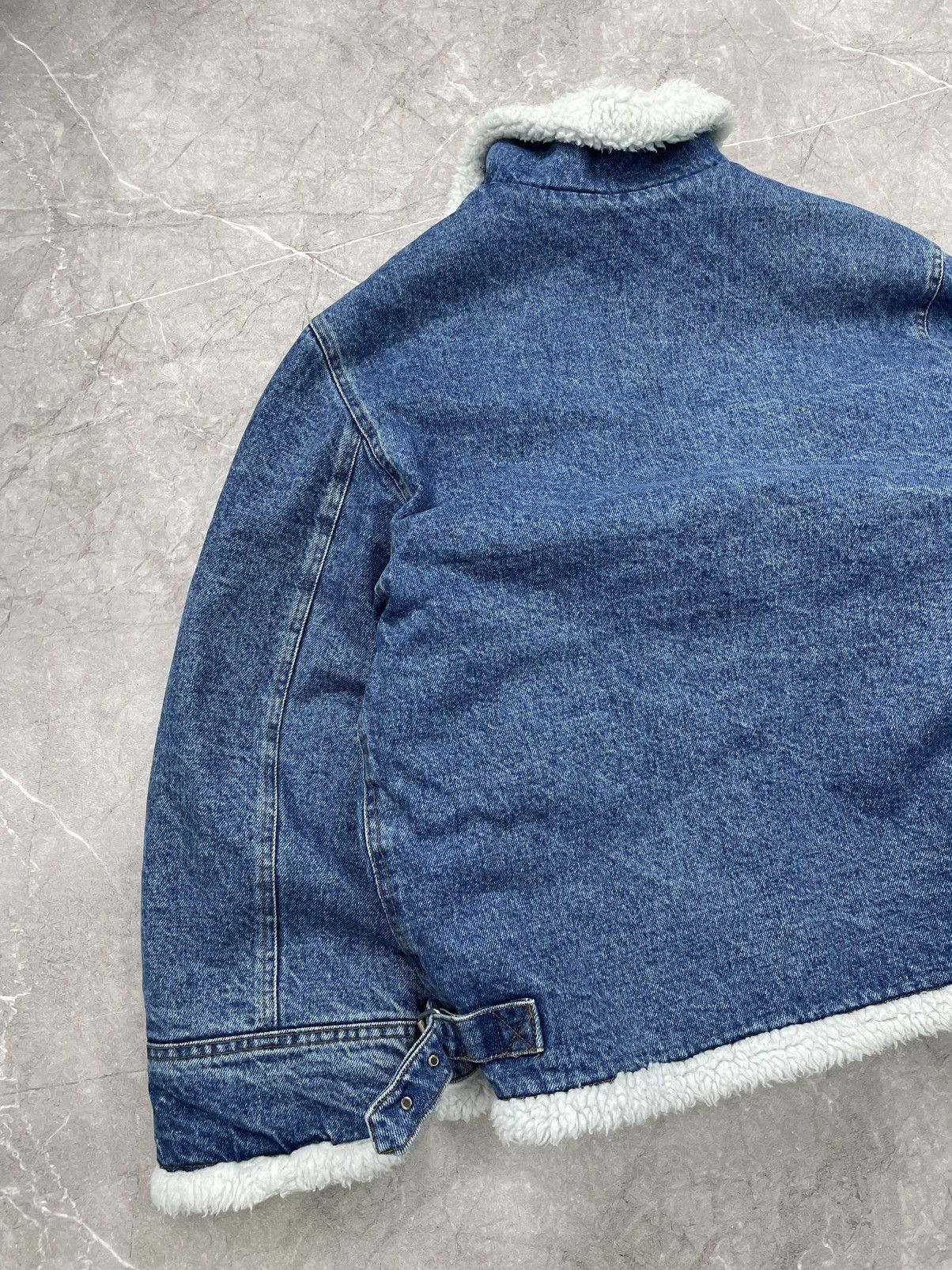 Other VINTAGE B 3 ARMY DENIM DISTRESSED JACKET ZIP JACKET Y2K Size US M / EU 48-50 / 2 - 11 Thumbnail