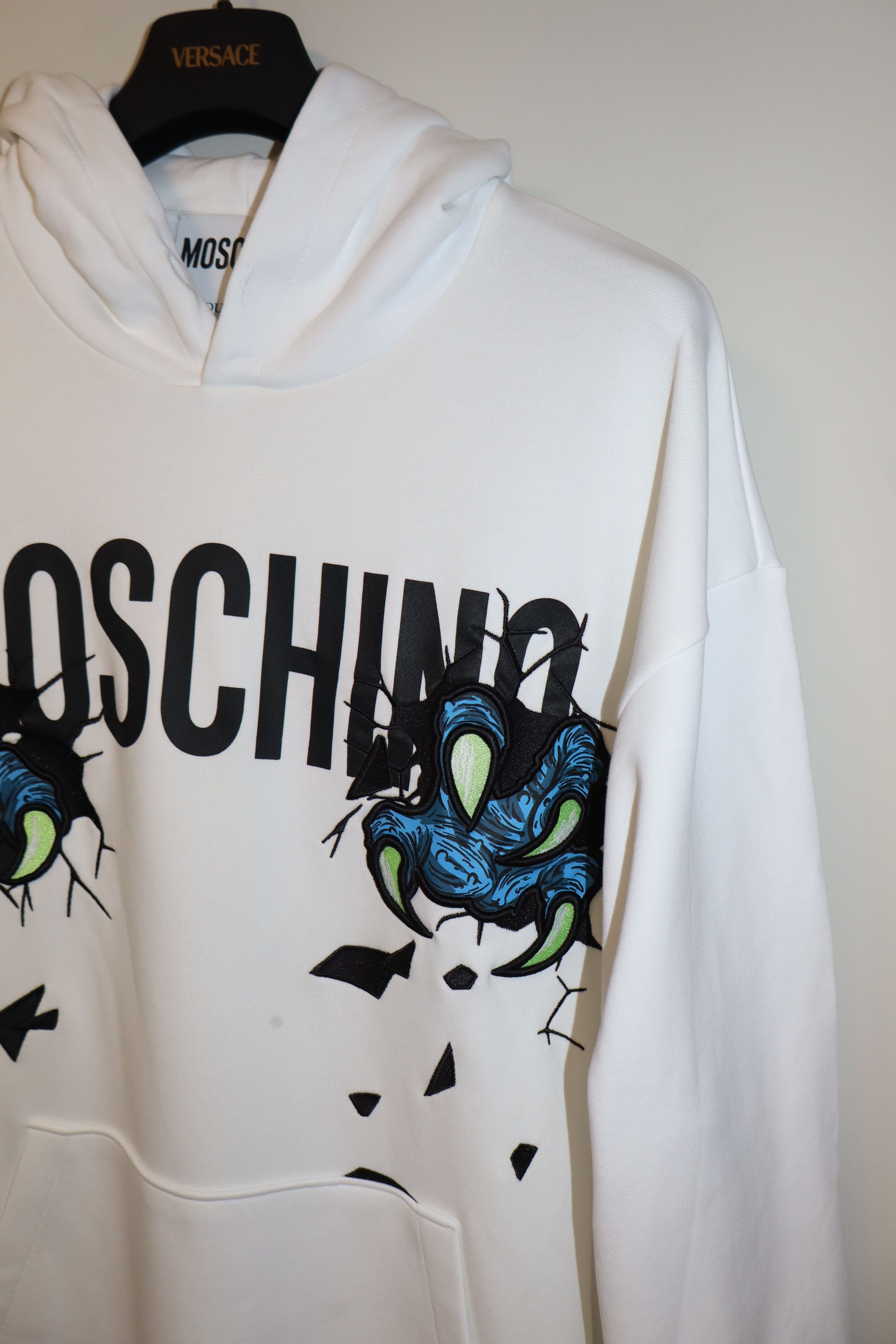 Moschino Embroidered claws logo sweatshirt Size US S / EU 44-46 / 1 - 8 Thumbnail