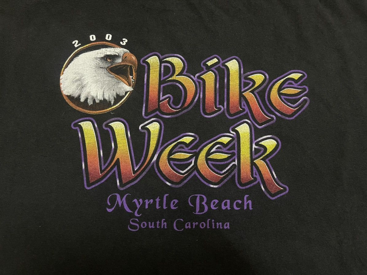 Designer × Vintage VINTAGE Y2K BIKE WEEK 2003 T SHIRT Size US XL / EU 56 / 4 - 4 Thumbnail