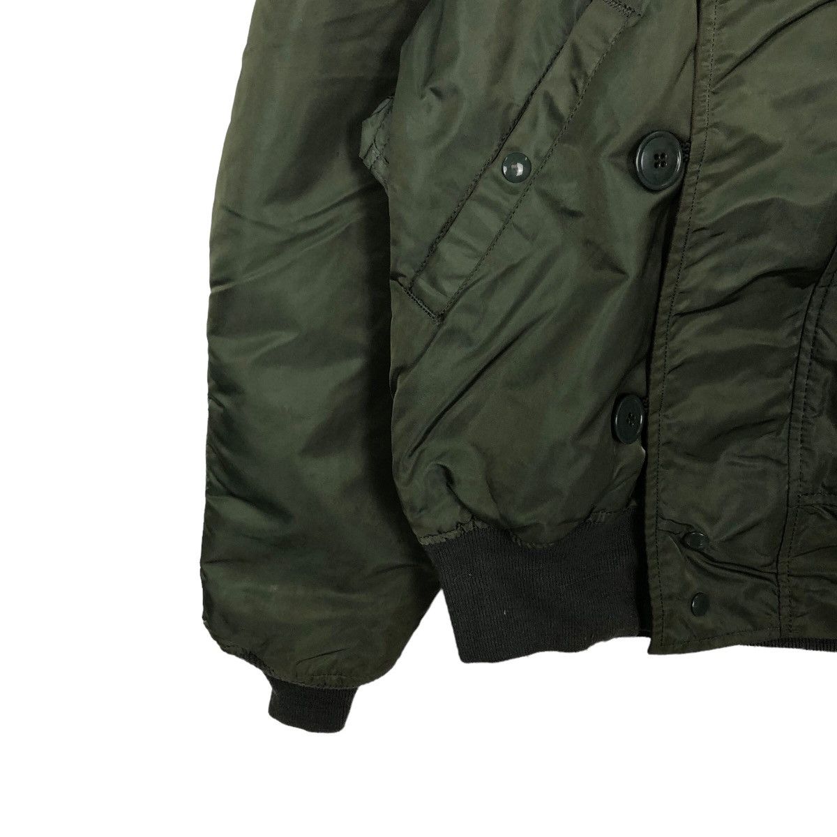 VINTAGE PARKA JACKET MINK FUR HOODIE ALPHA INDUSTRIES USA