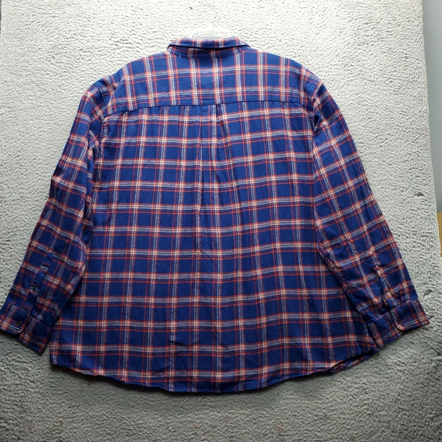 Vintage St. John's Bay Mens Flannel Shirt 4XL Multi Plaid Button-Down Long Sleeve Shirt Size US XXL / EU 58 / 5 - 2 Thumbnail