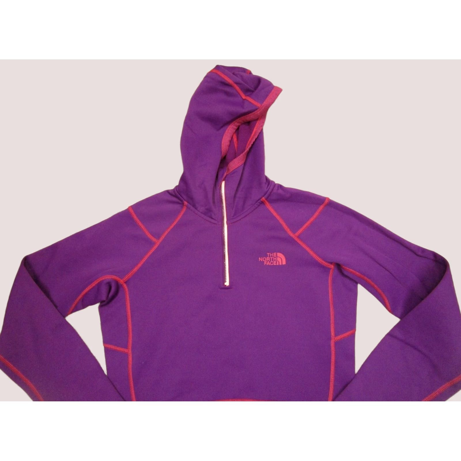 The North Face The North Face Hoodie Women Small Purple Lightweight Quarter Zip Sweatshirt Size S / US 4 / IT 40 - 1 Thumbnail