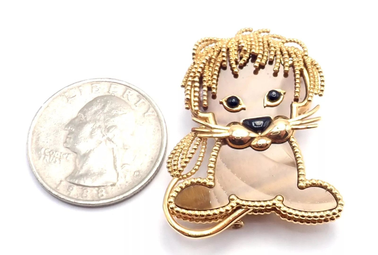 Van Cleef & Arpels Van Cleef & Arpels 18k Yellow Gold Tiger Eye Lucky Animals Size ONE SIZE - 11 Thumbnail