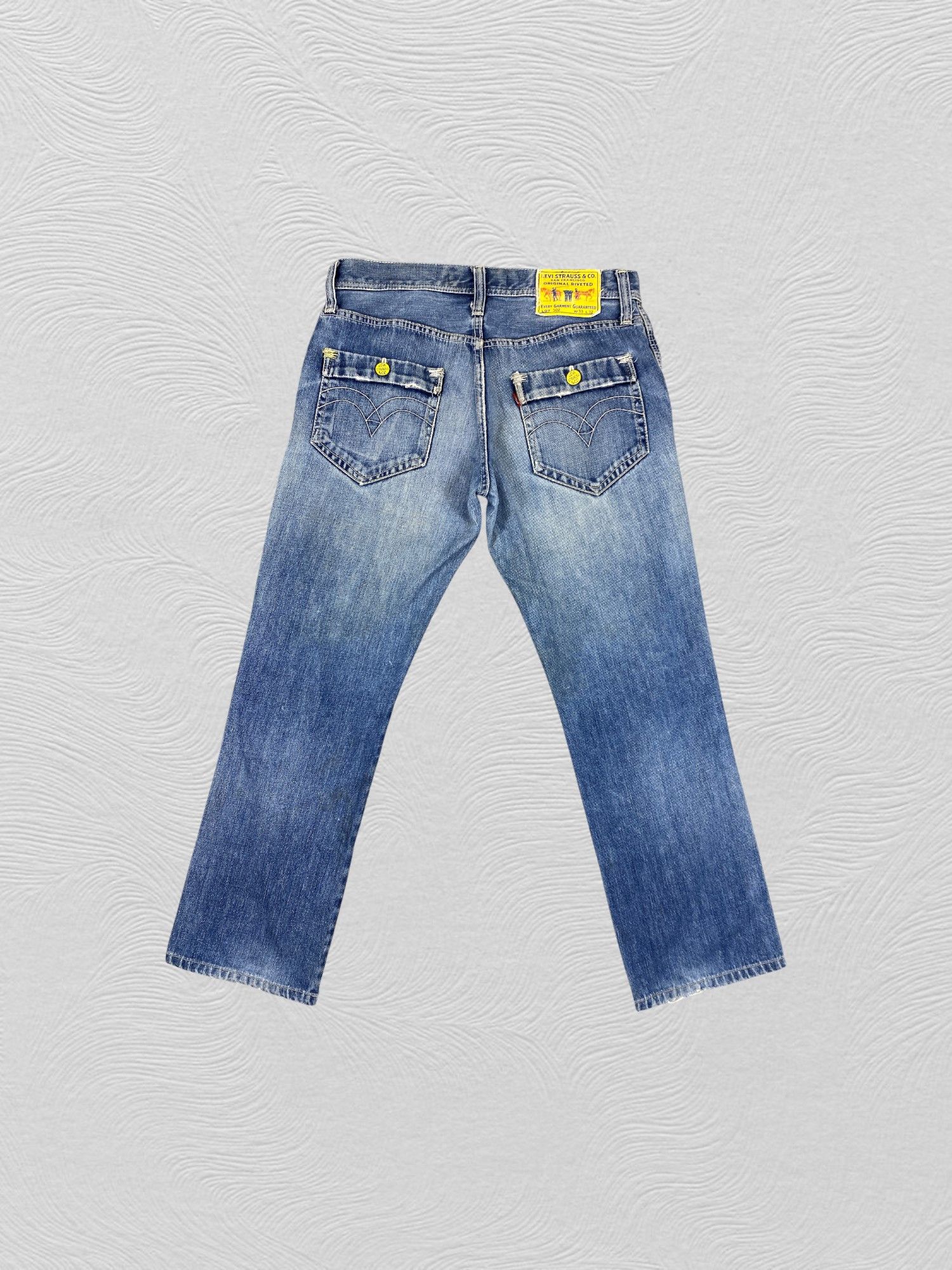 Japanese Brand Distressed Blue Vintage Levi's 502 34x29 Denim -SJ188 Size US 34 / EU 50 - 2 Thumbnail
