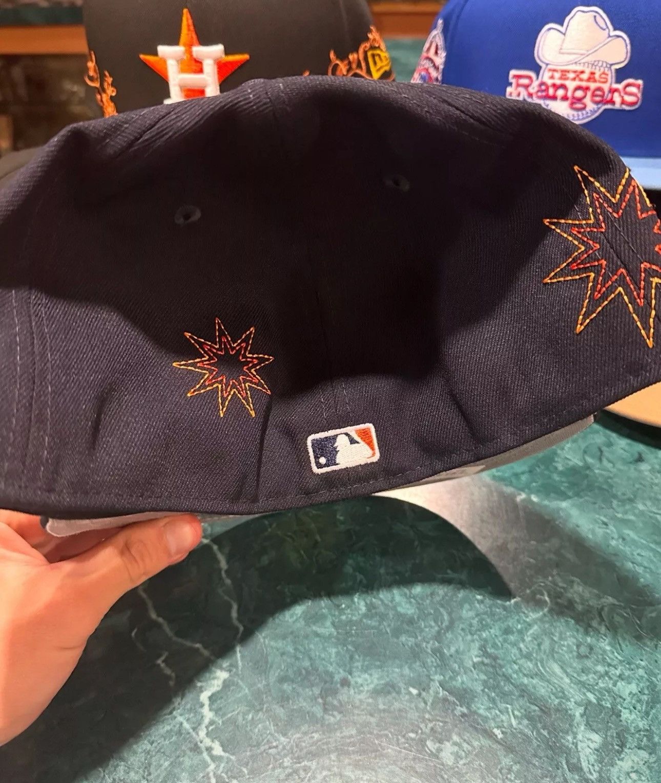 New Era New Era 59FIFTY Houston Astros Star Pattern Fitted Sz 8 Size ONE SIZE - 2 Thumbnail
