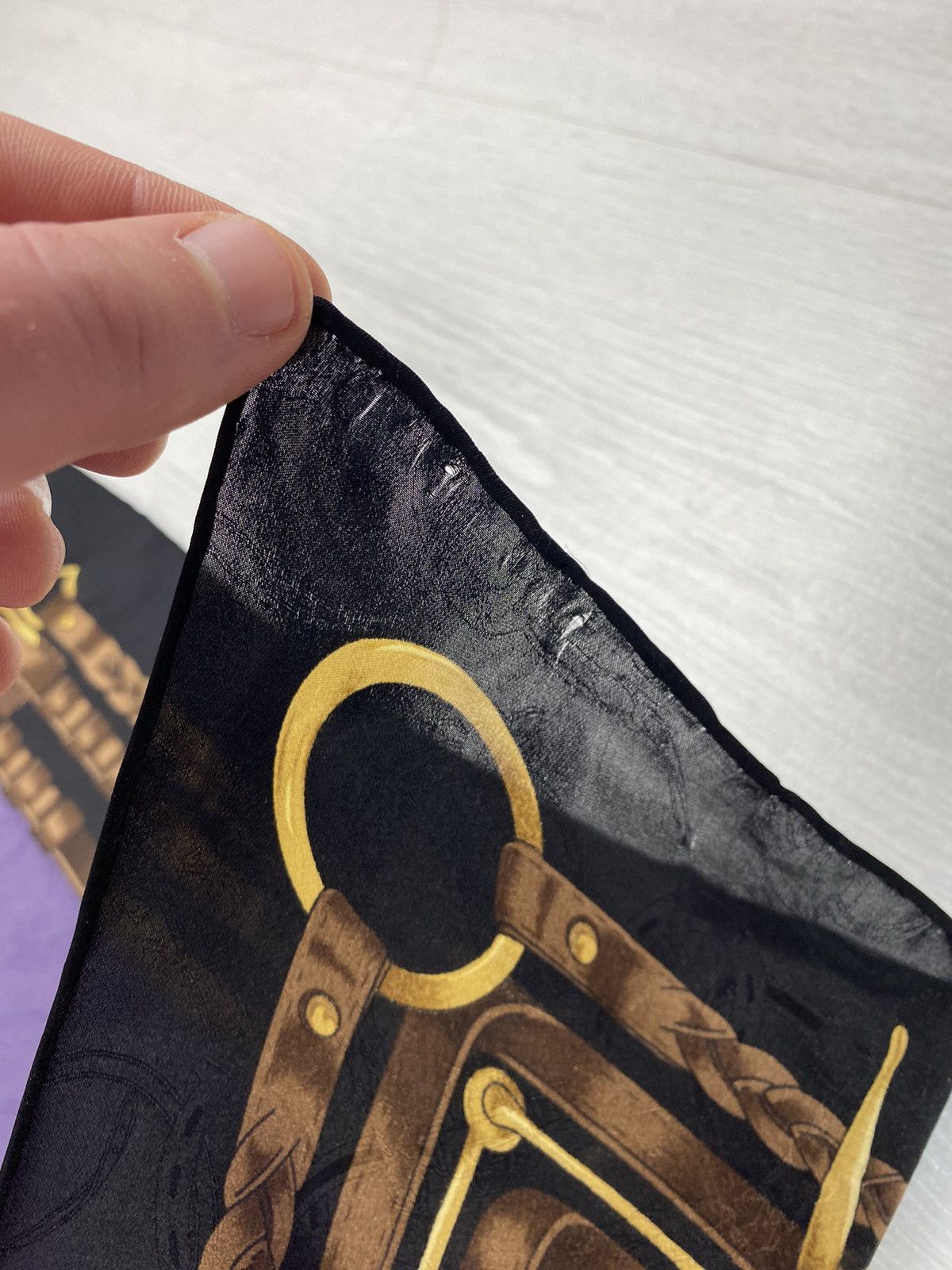 Ralph Lauren Vintage Ralph Lauren Silk Scarf like Versace Burberry Size ONE SIZE - 6 Thumbnail