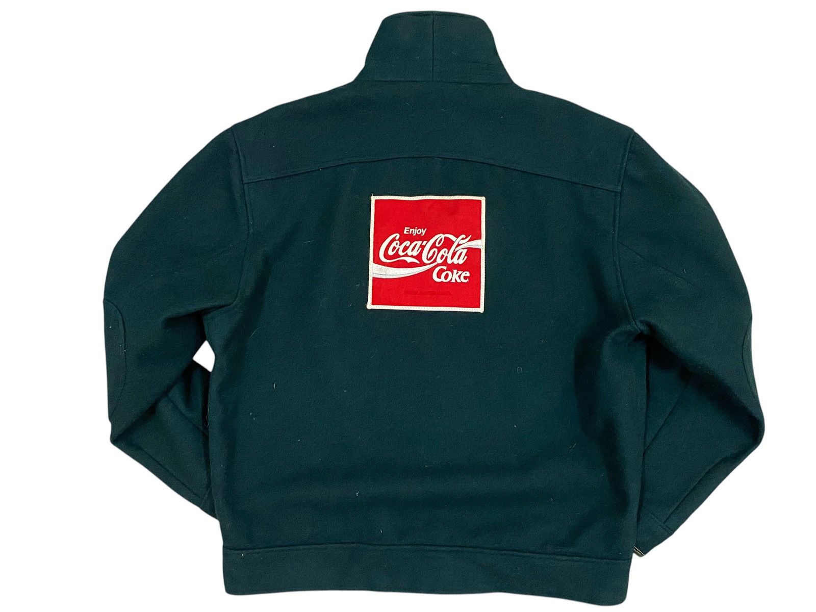 Coca Cola Vtg Coca Cola Coke Worker Wool Jacket Size US L / EU 52-54 / 3 - 1 Thumbnail