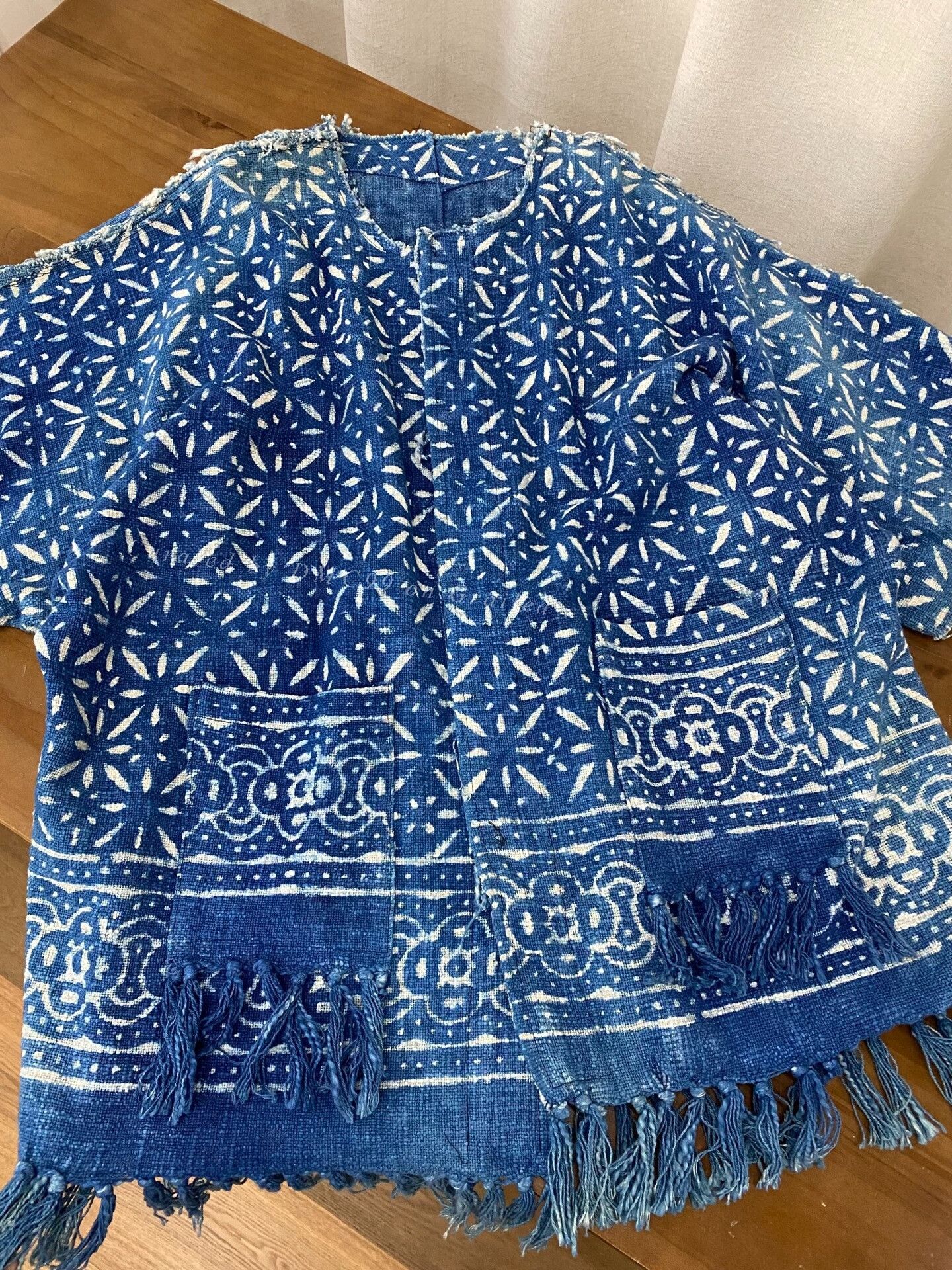 Other Ancient Indigo Dyed Ethnic Print Coat Size US M / EU 48-50 / 2 - 1 Thumbnail