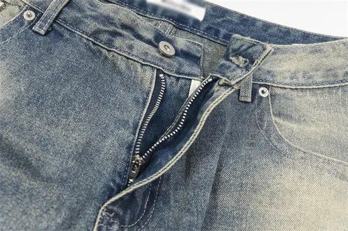 Japanese Brand × Jean Pants Men's straight punk washed distressed jeans Size US 32 / EU 48 - 4 Thumbnail